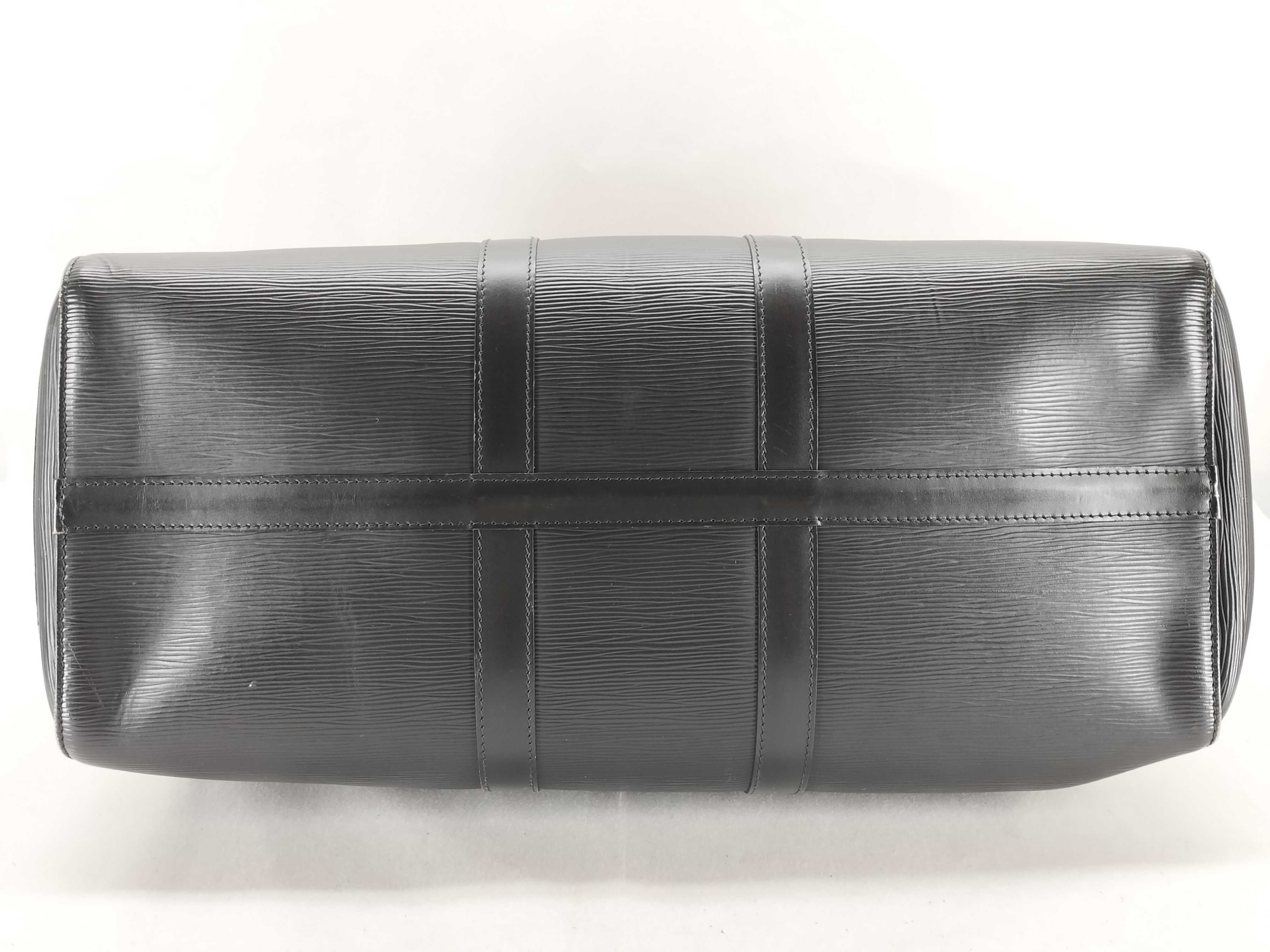 Epi Leather Keepall 45 M59152 Epi Noir SP0976 Boston Bag — view 7