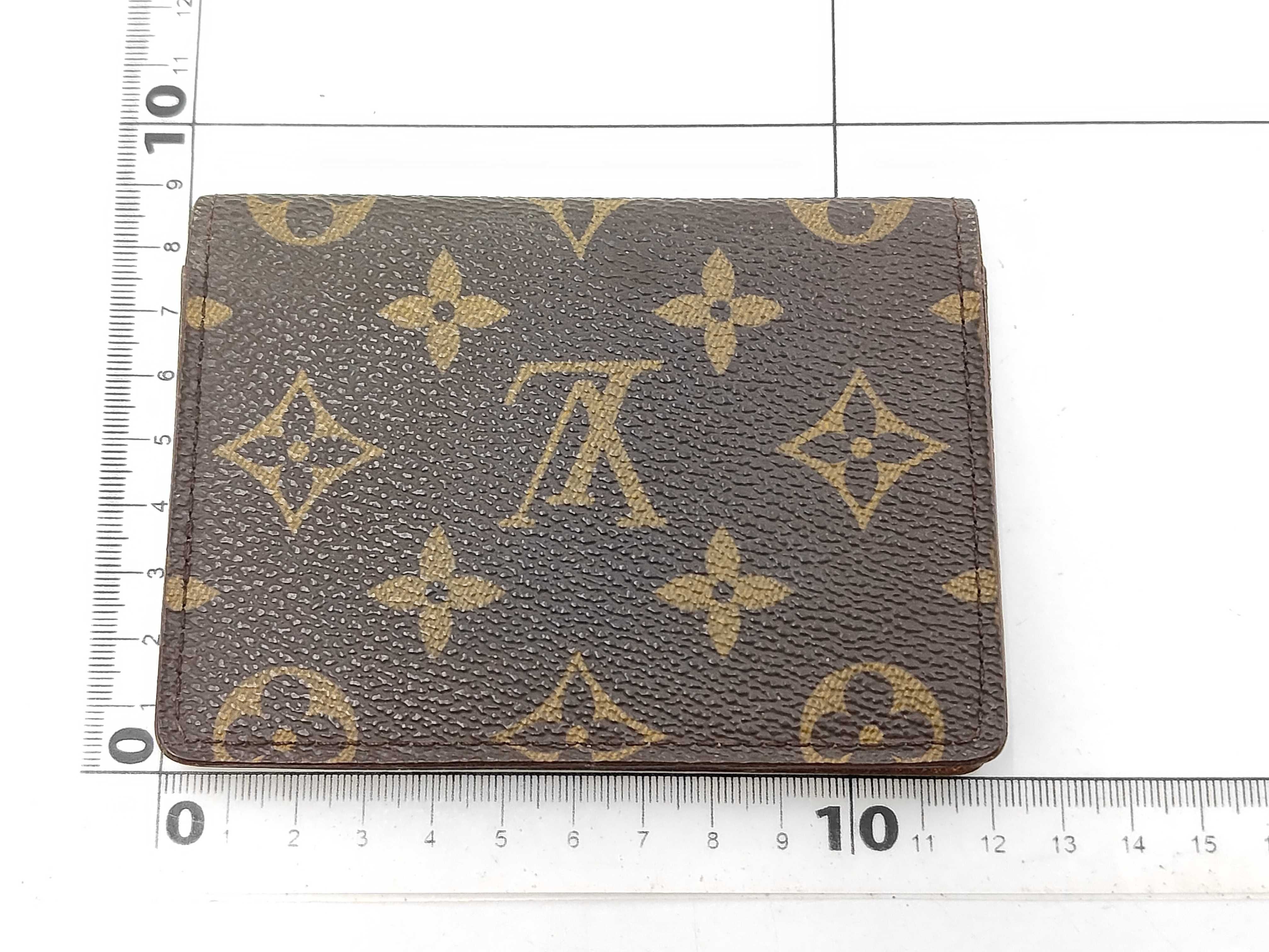 M60533 Monogram Porte 2 Cartes Vertical Card Case — view 2