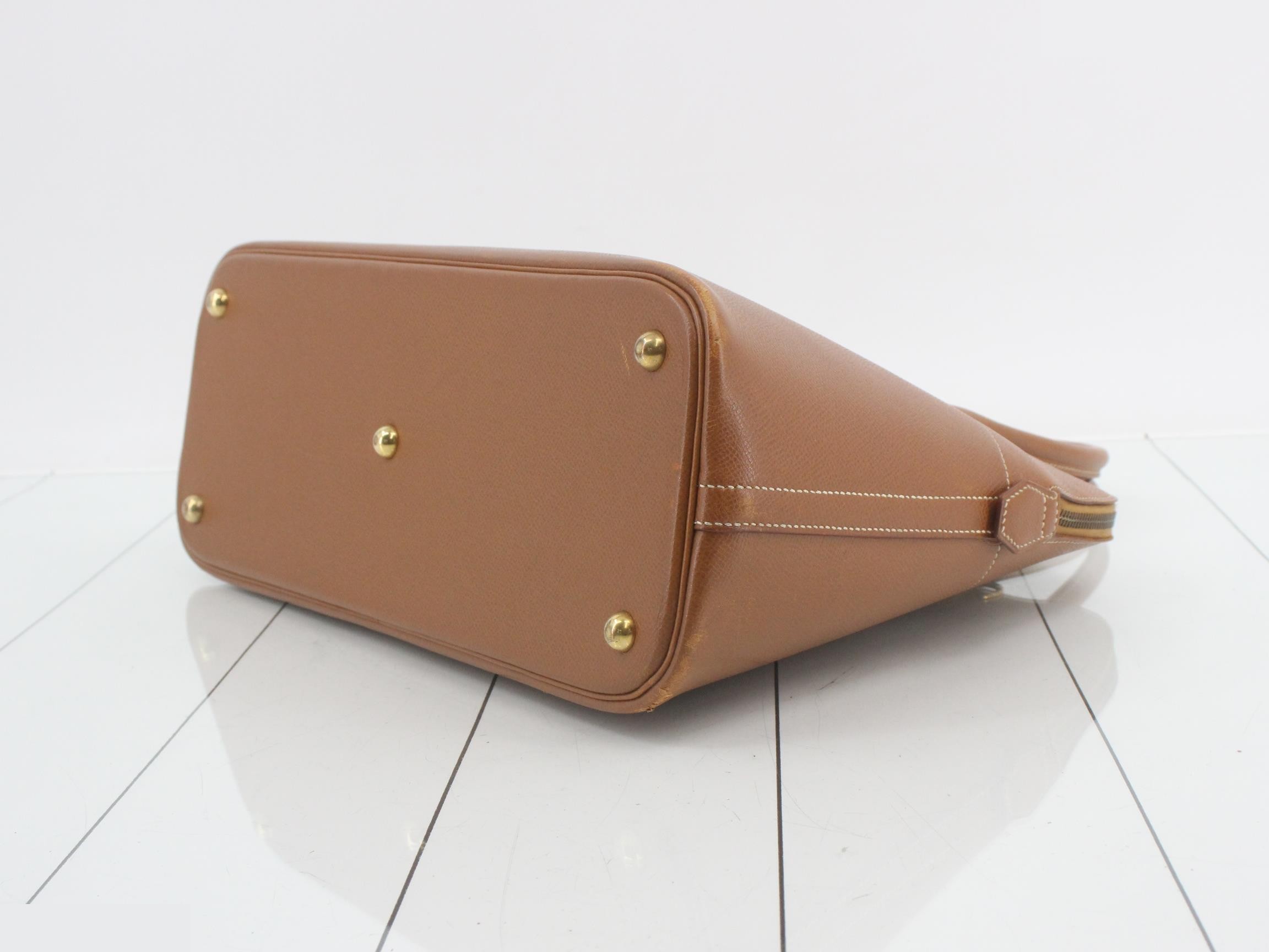 Bolide Y stamped leather handbag — view 7
