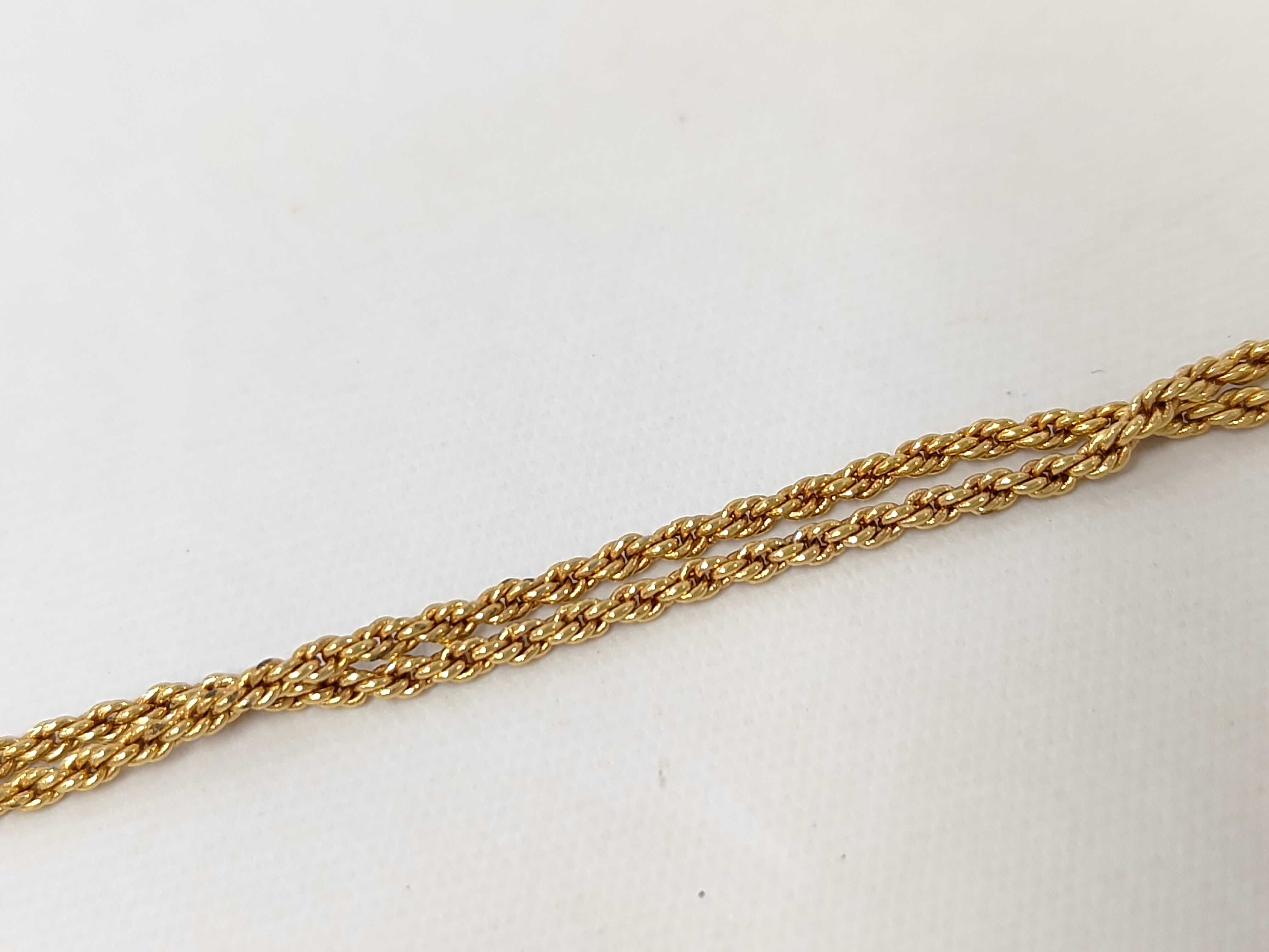 Rhinestone CD Necklace — view 4