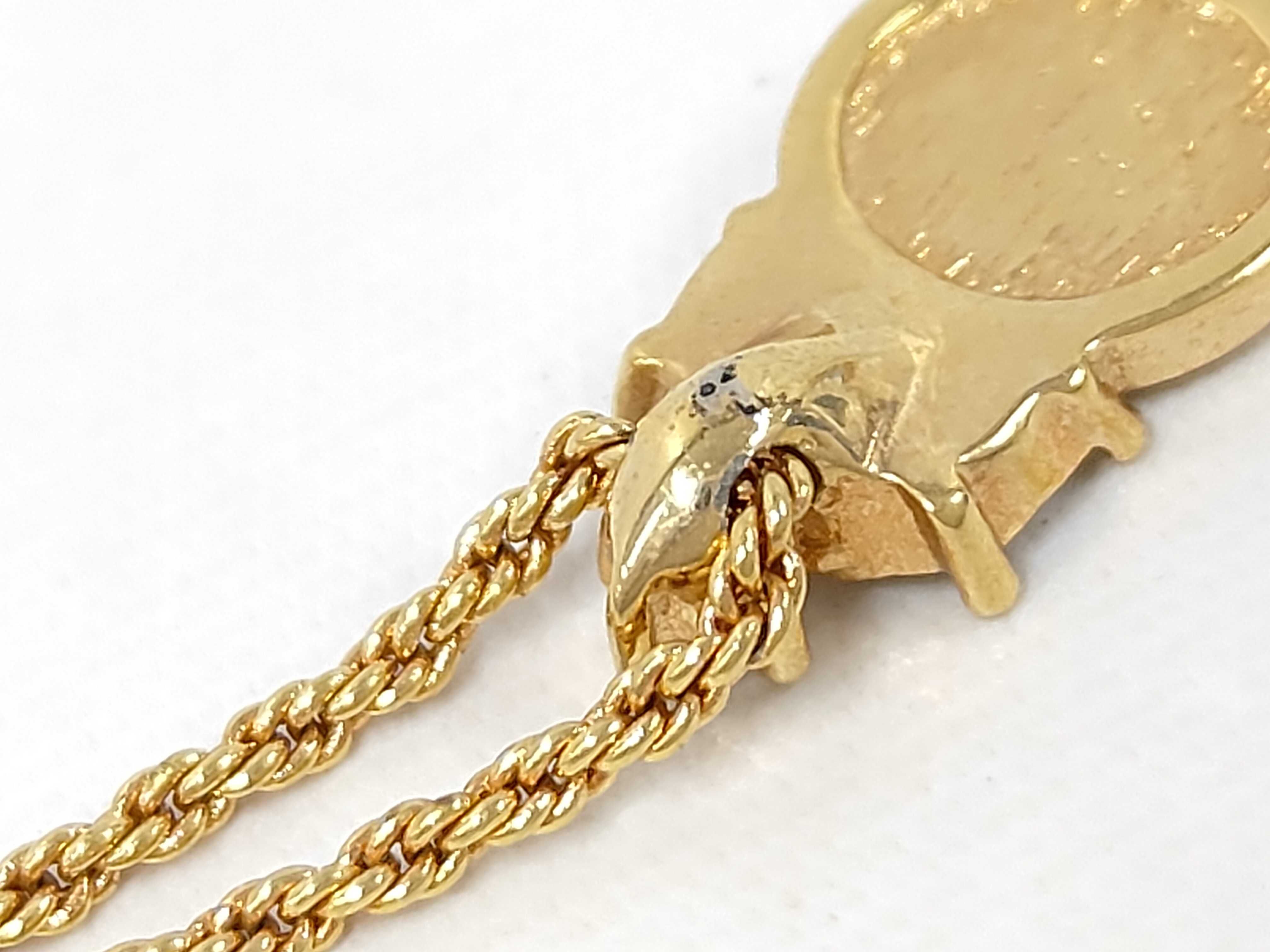 Rhinestone CD Necklace — view 7