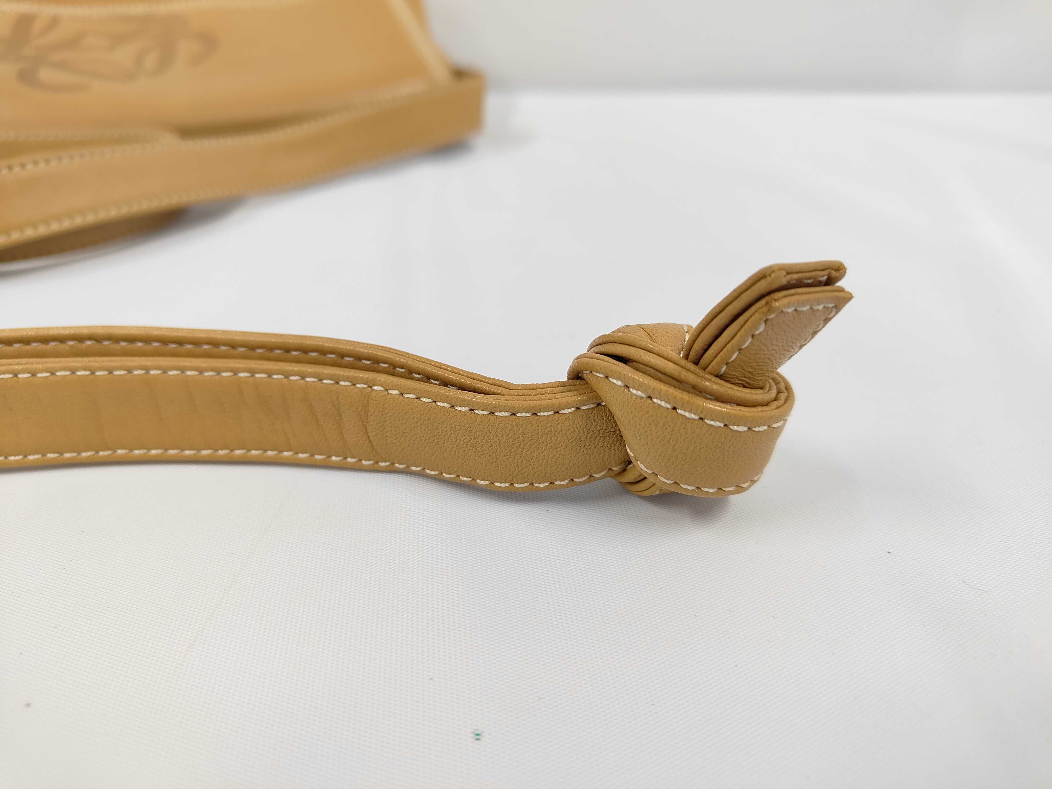 Leather Anagram Shoulder Bag — view 5