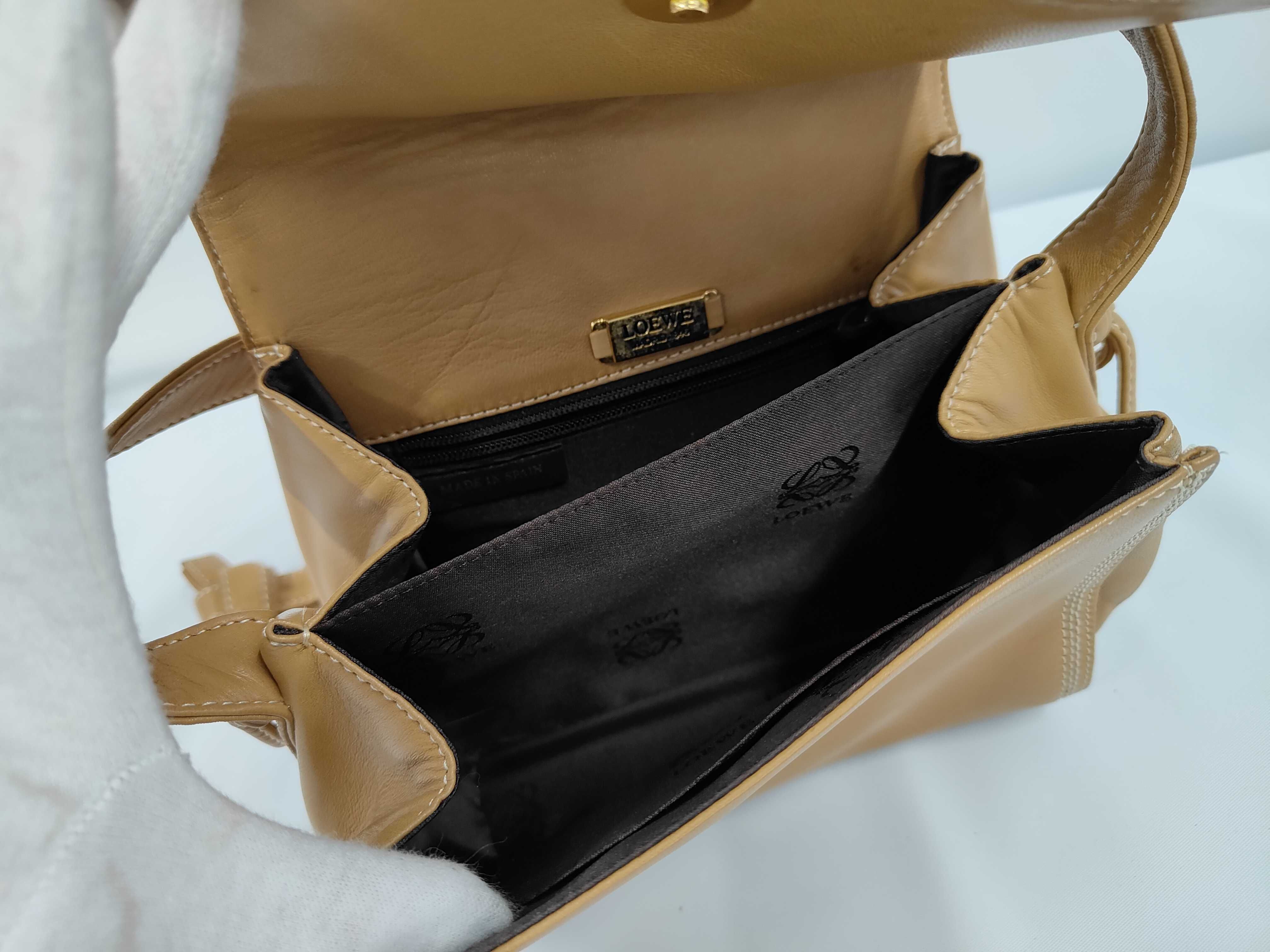 Leather Anagram Shoulder Bag — view 8