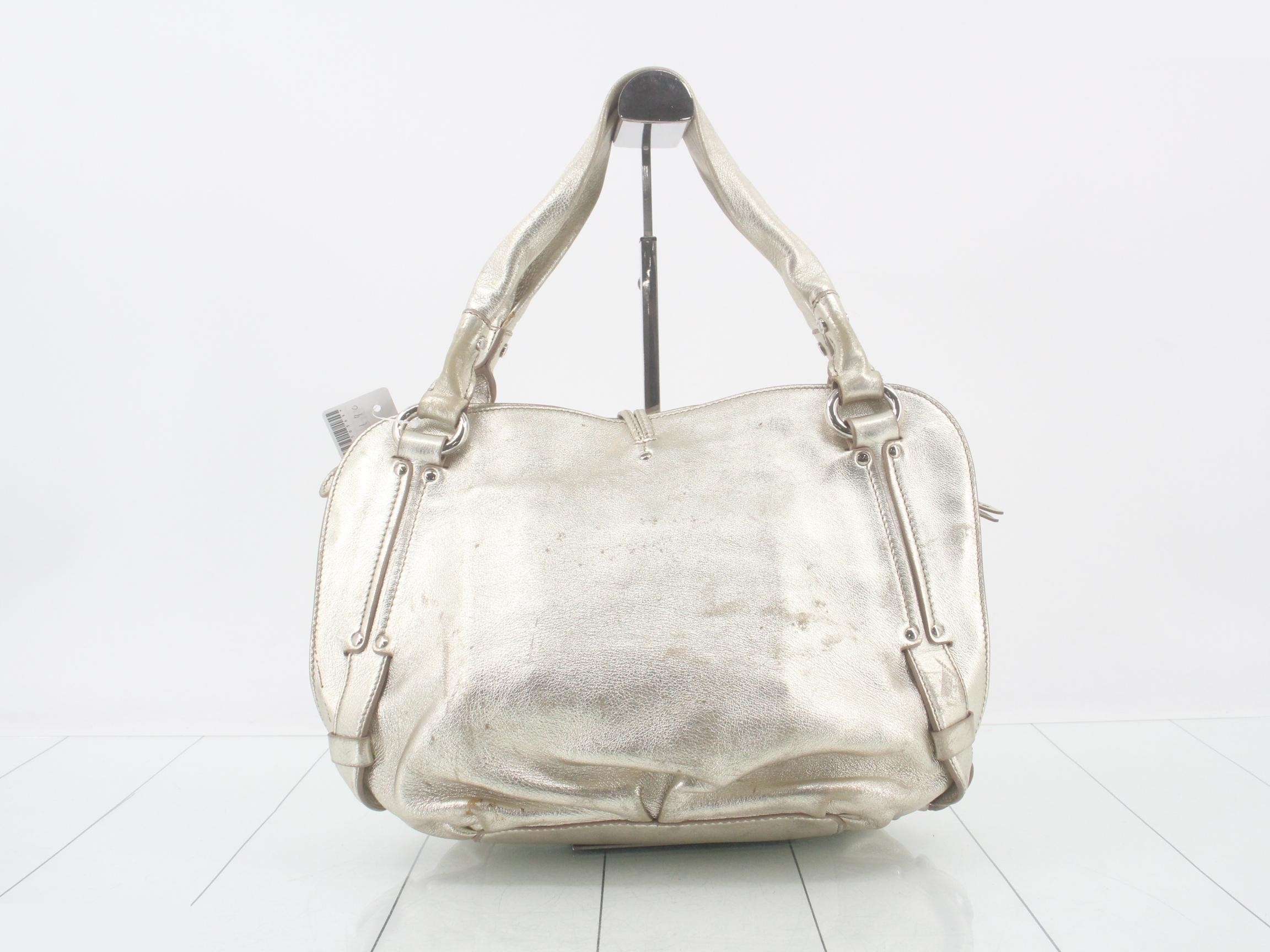 Shoulder bag, bittersweet gold leather — view 2