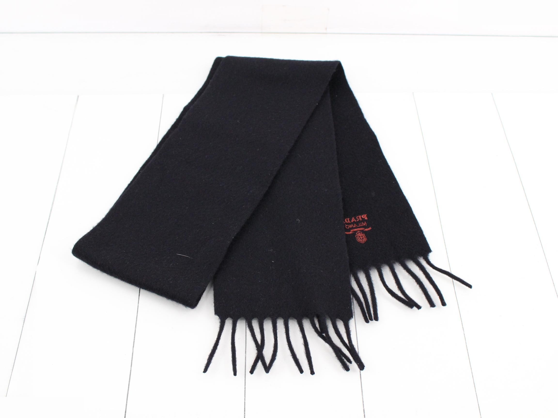 Cashmere scarf, black, with label, RFID protected. — view 3