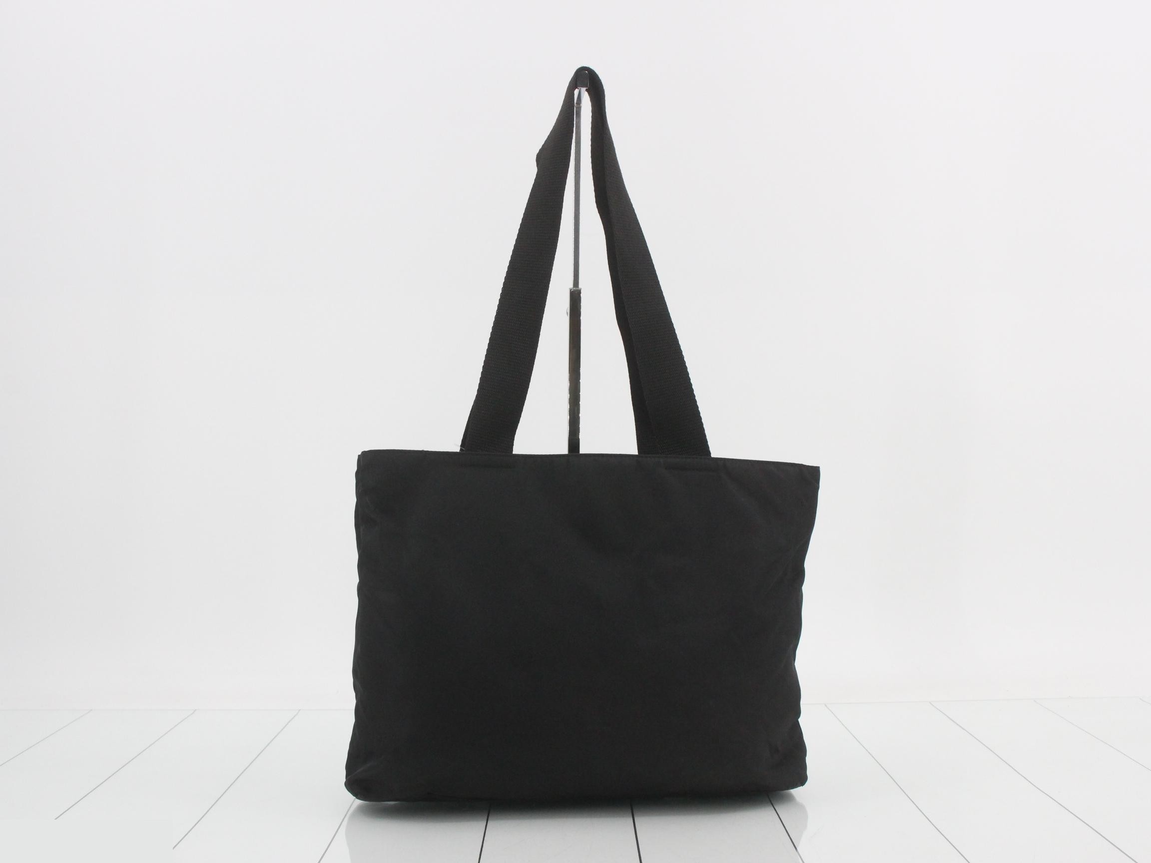 Nylon bag/shoulder bag, black — view 2