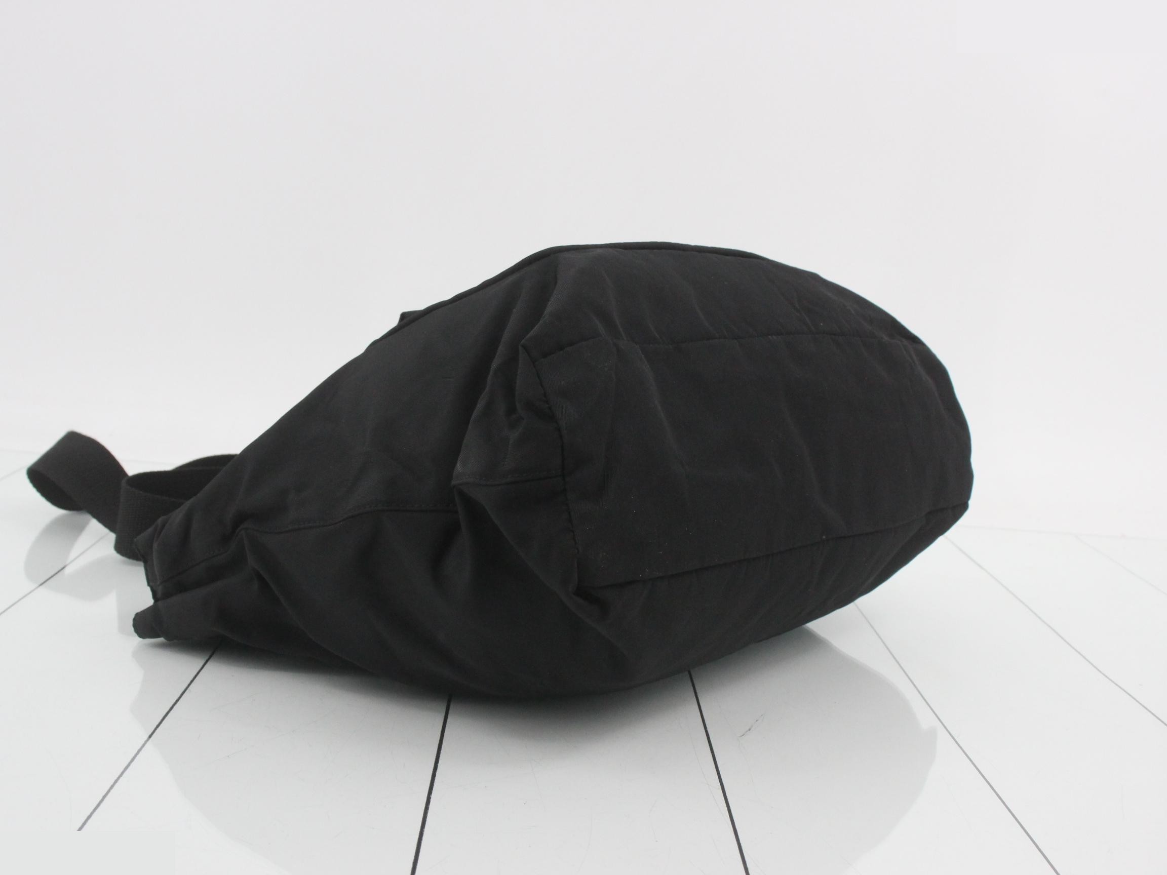 Nylon bag/shoulder bag, black — view 5