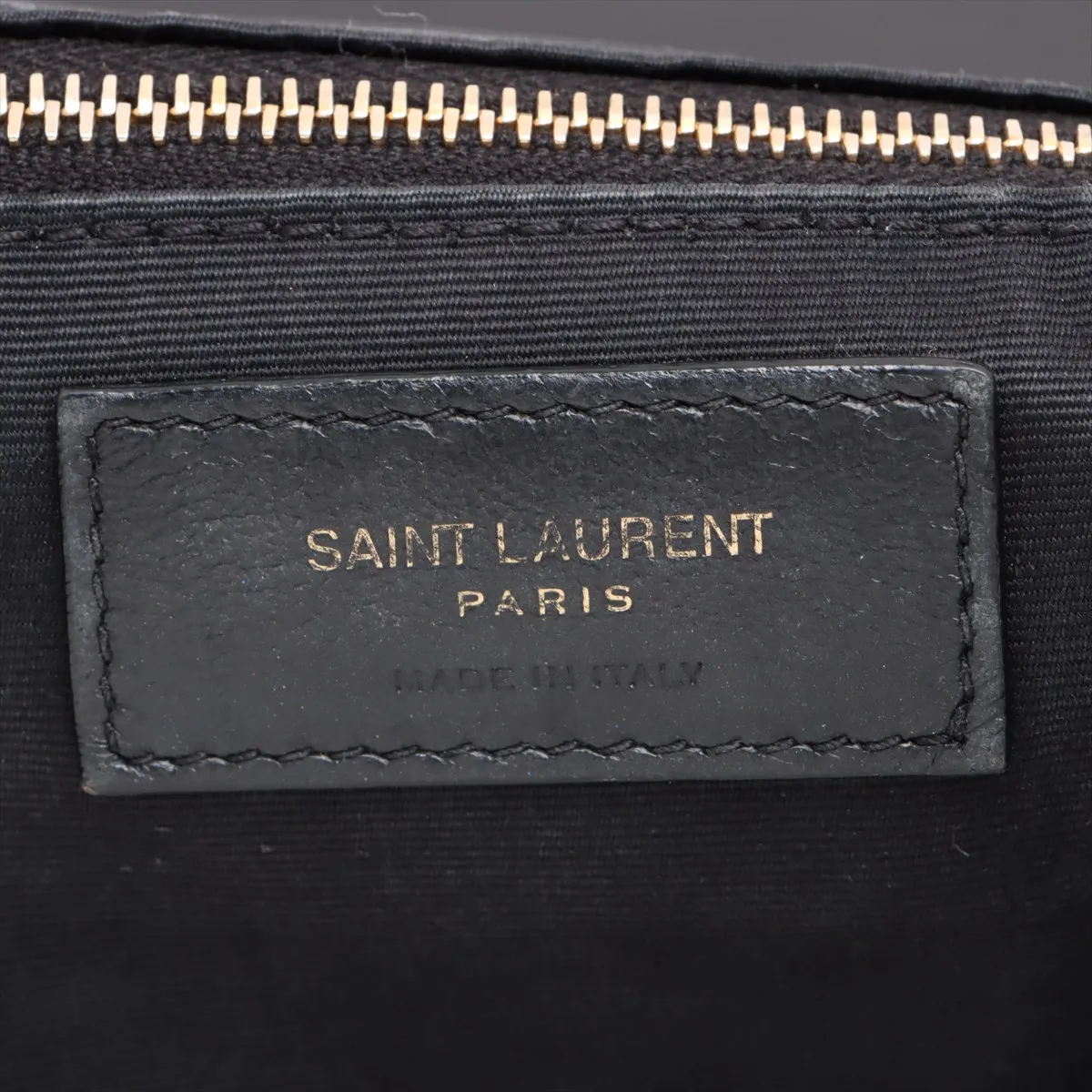Jamie Leather Chain Shoulder Bag Black 768526 — view 10
