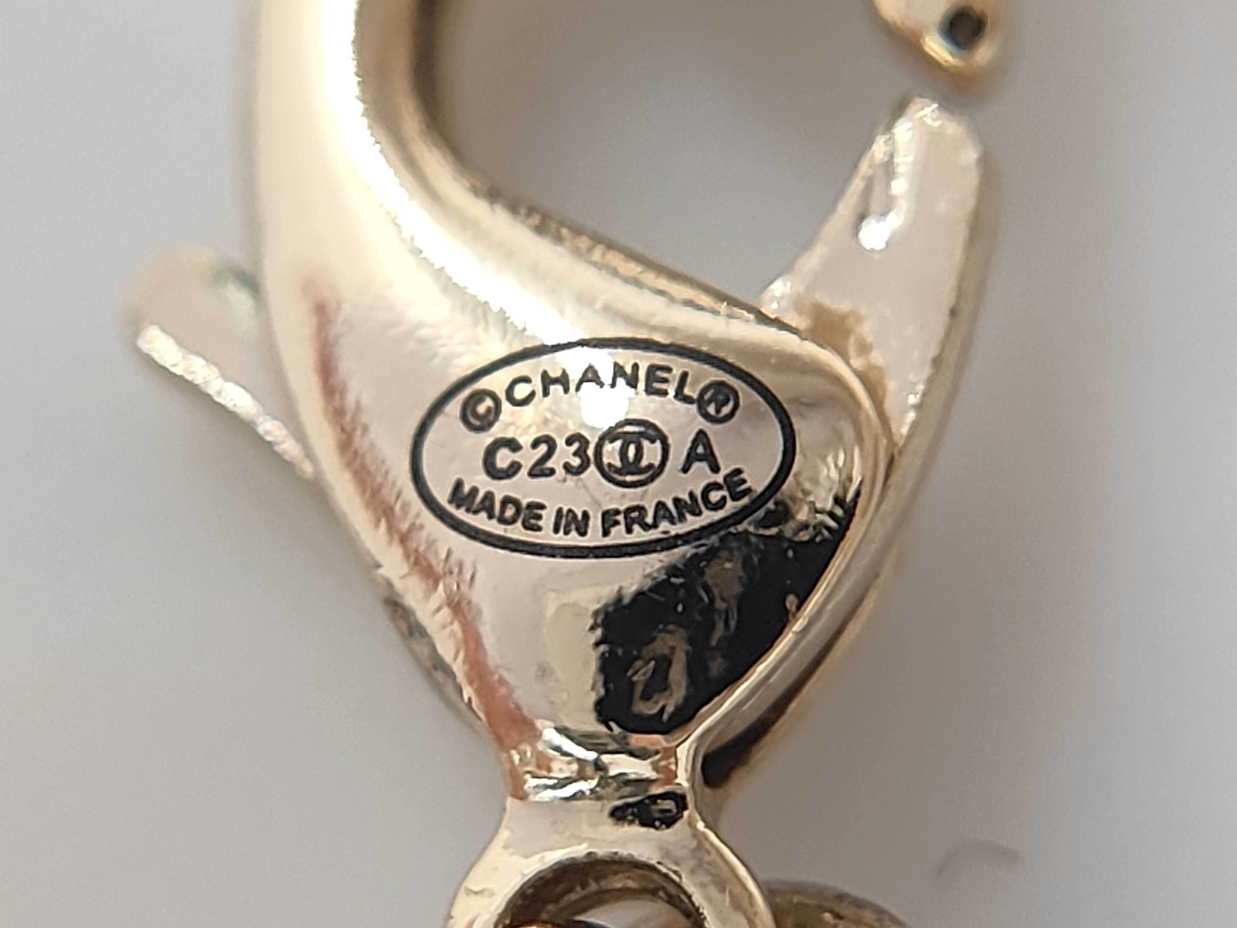 Coco Mark Rhinestone Pearl Necklace — view 5