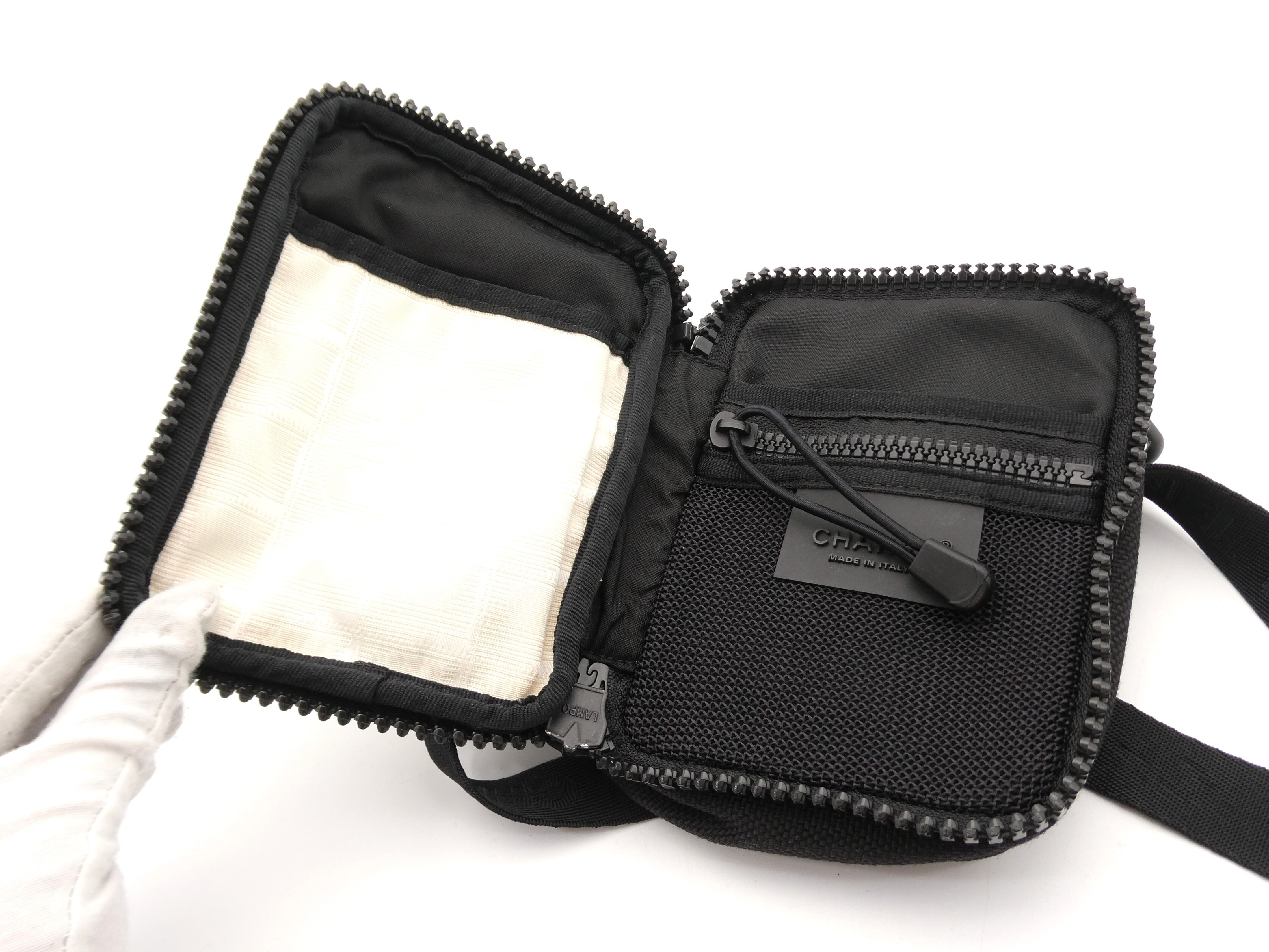 Sport Coco Mark Nylon Canvas Shoulder Bag — view 7