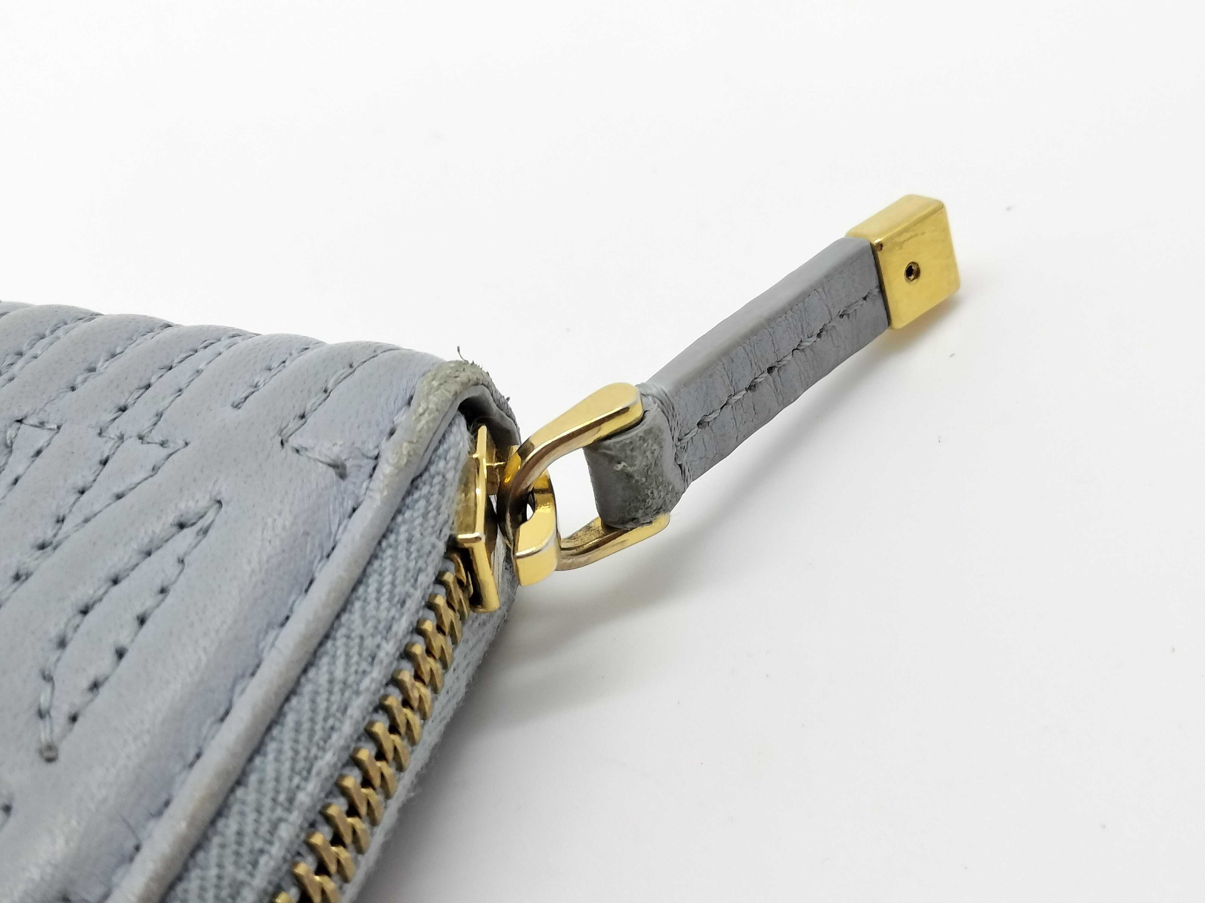 Miss Dior Leather Light Blue Long Wallet — view 8