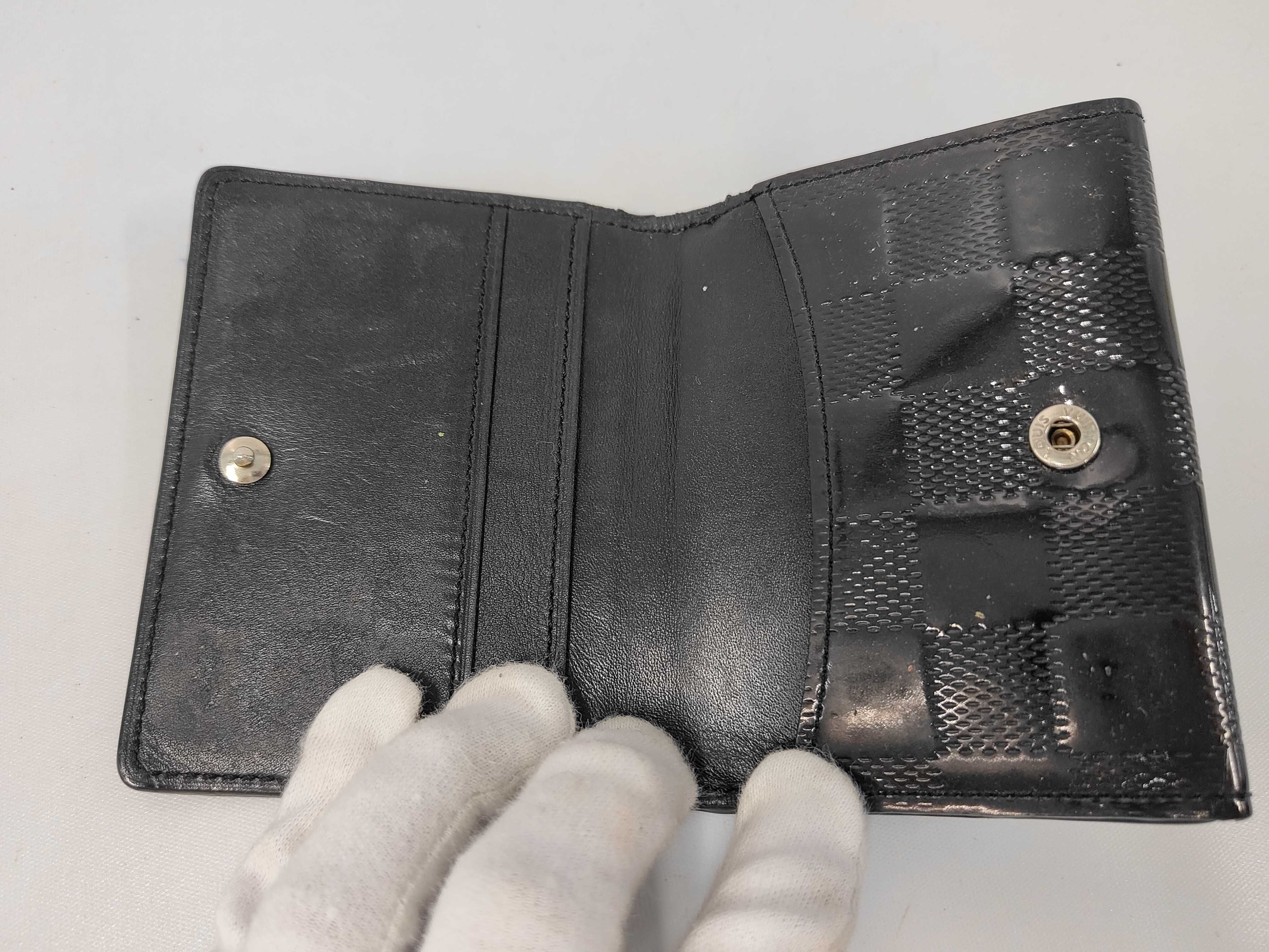 Damier Vernis M92134 Ludlow Coin Case — view 9
