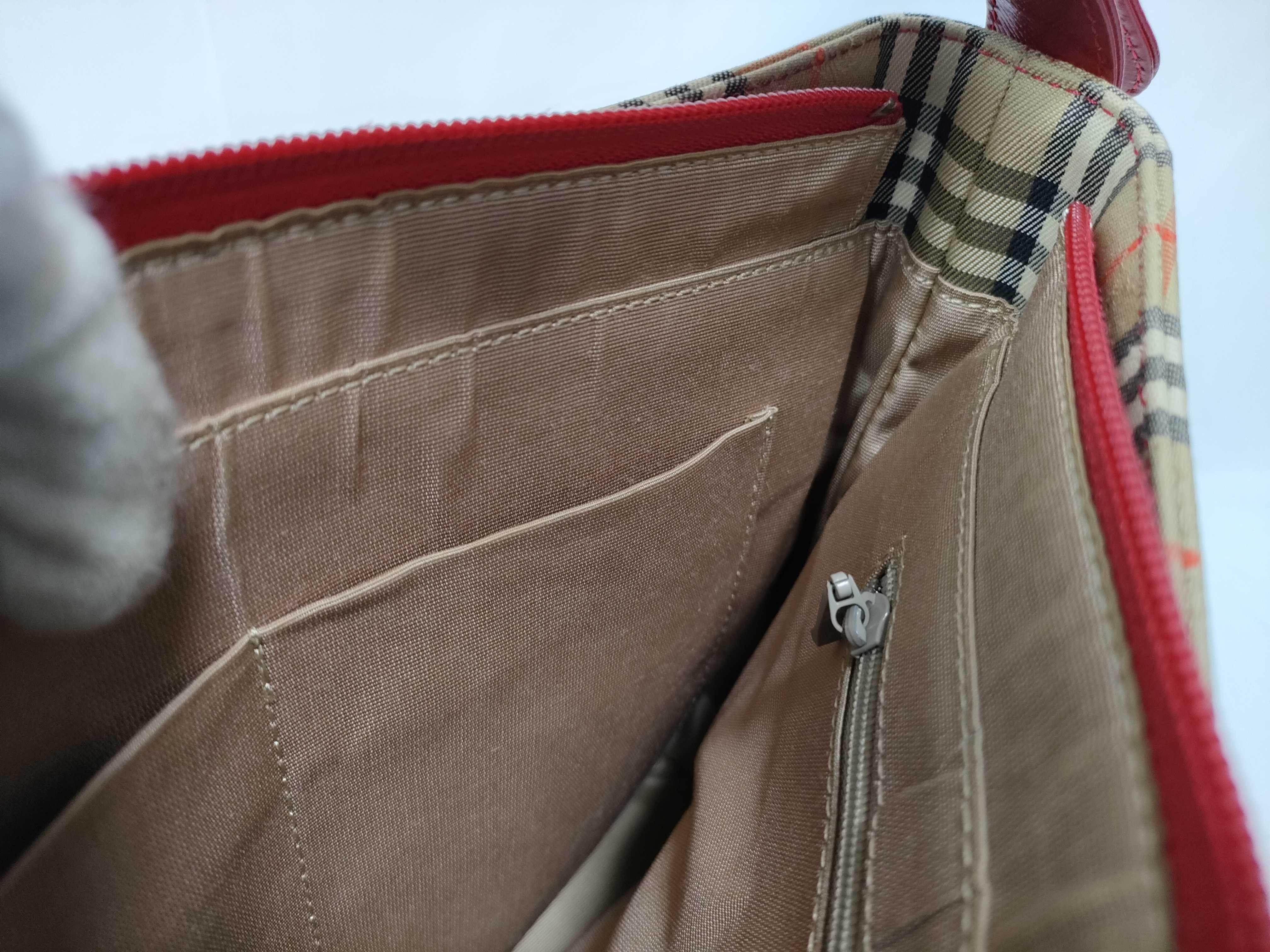 Nova Check Shoulder Bag (Red) — view 14