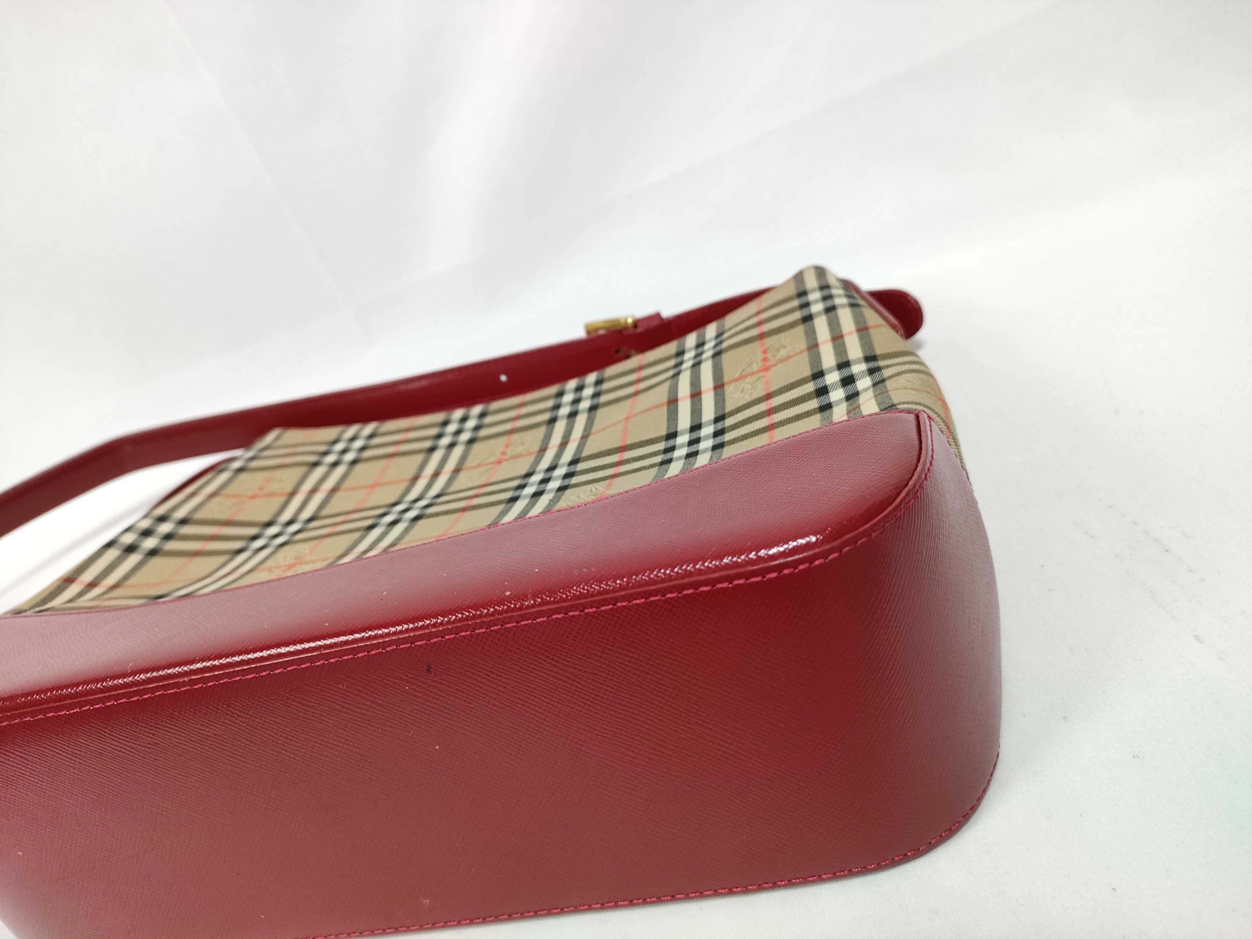 Nova Check Shoulder Bag (Red) — view 4