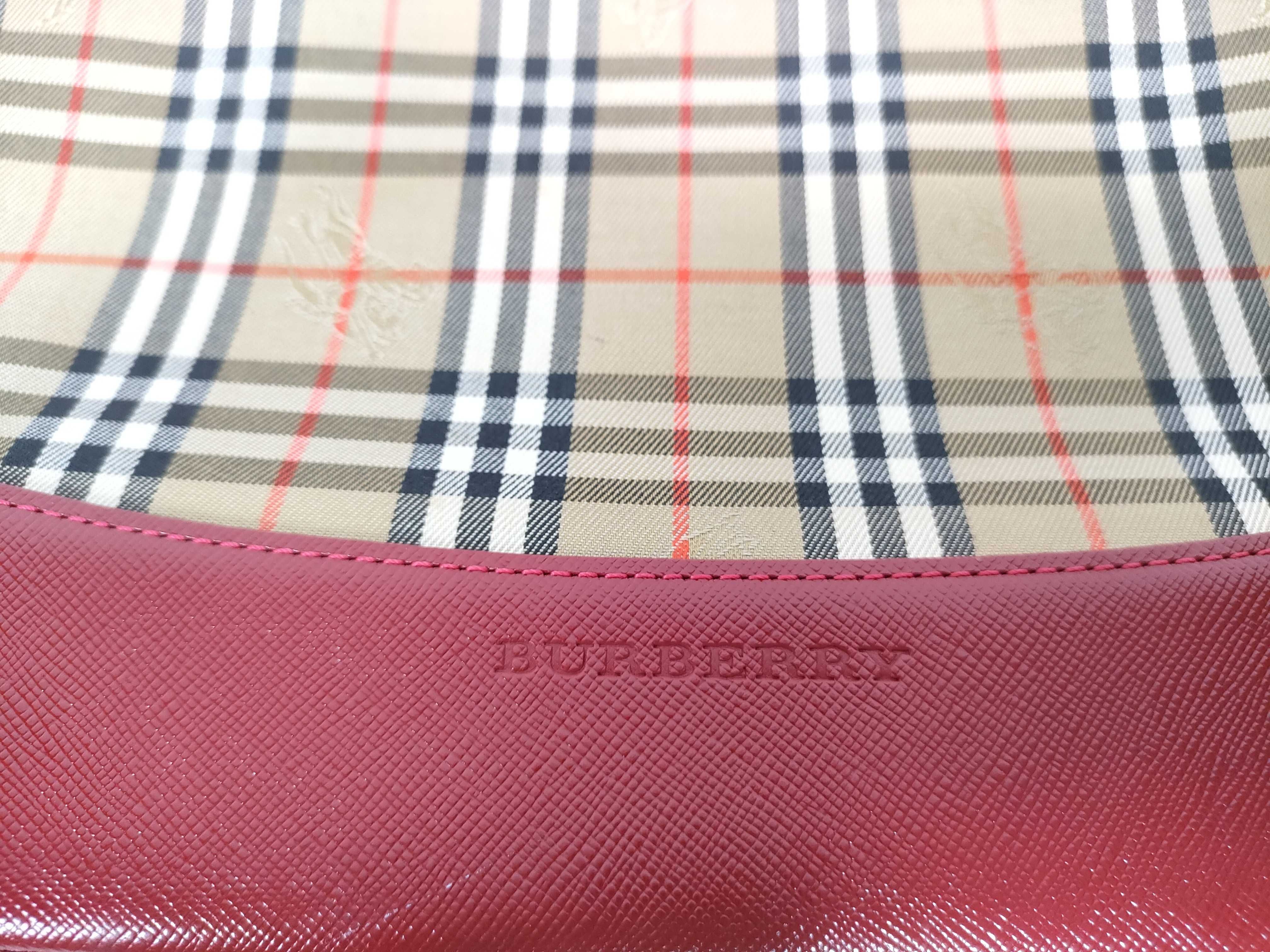 Nova Check Shoulder Bag (Red) — view 8