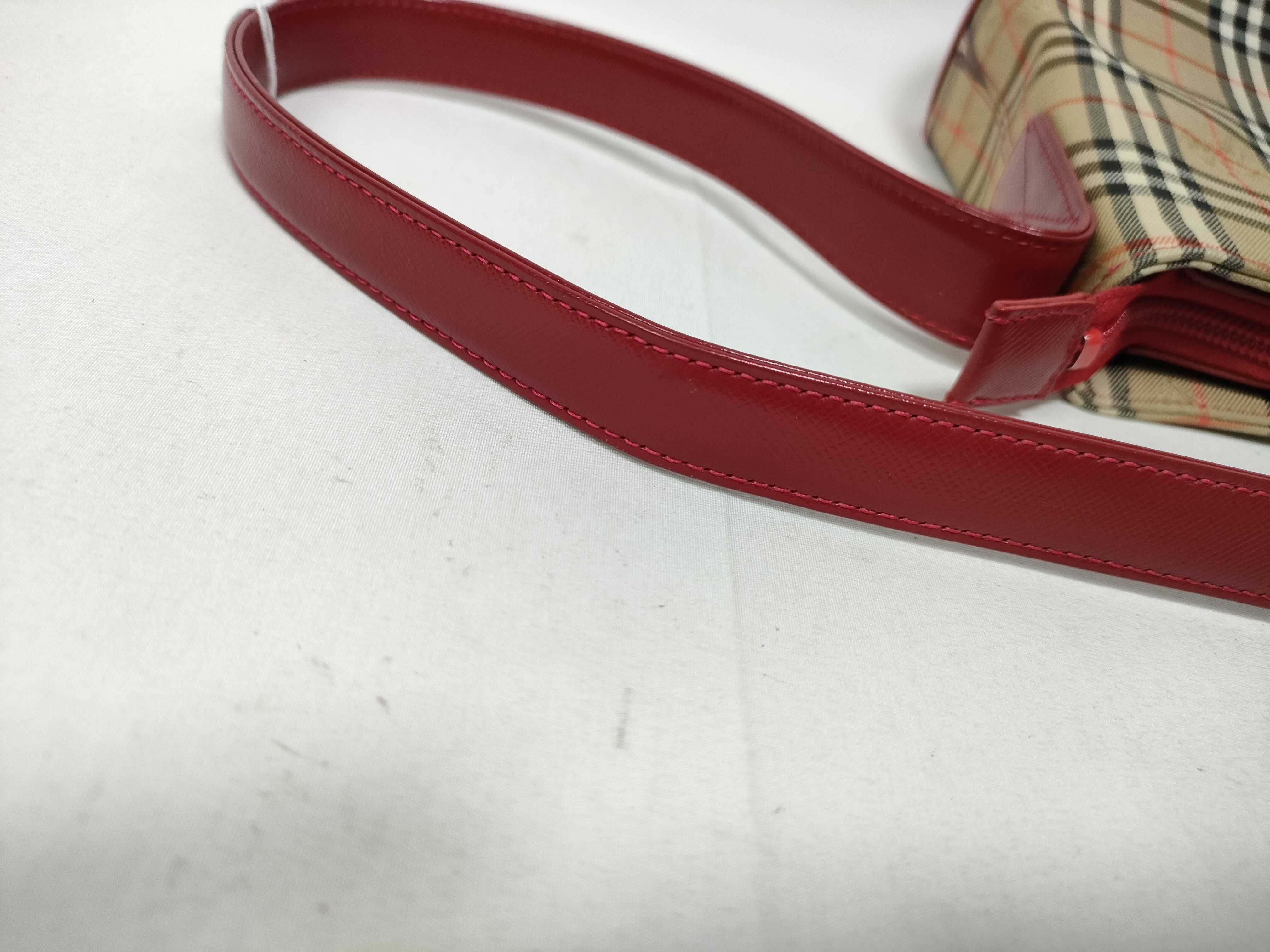 Nova Check Shoulder Bag (Red) — view 10