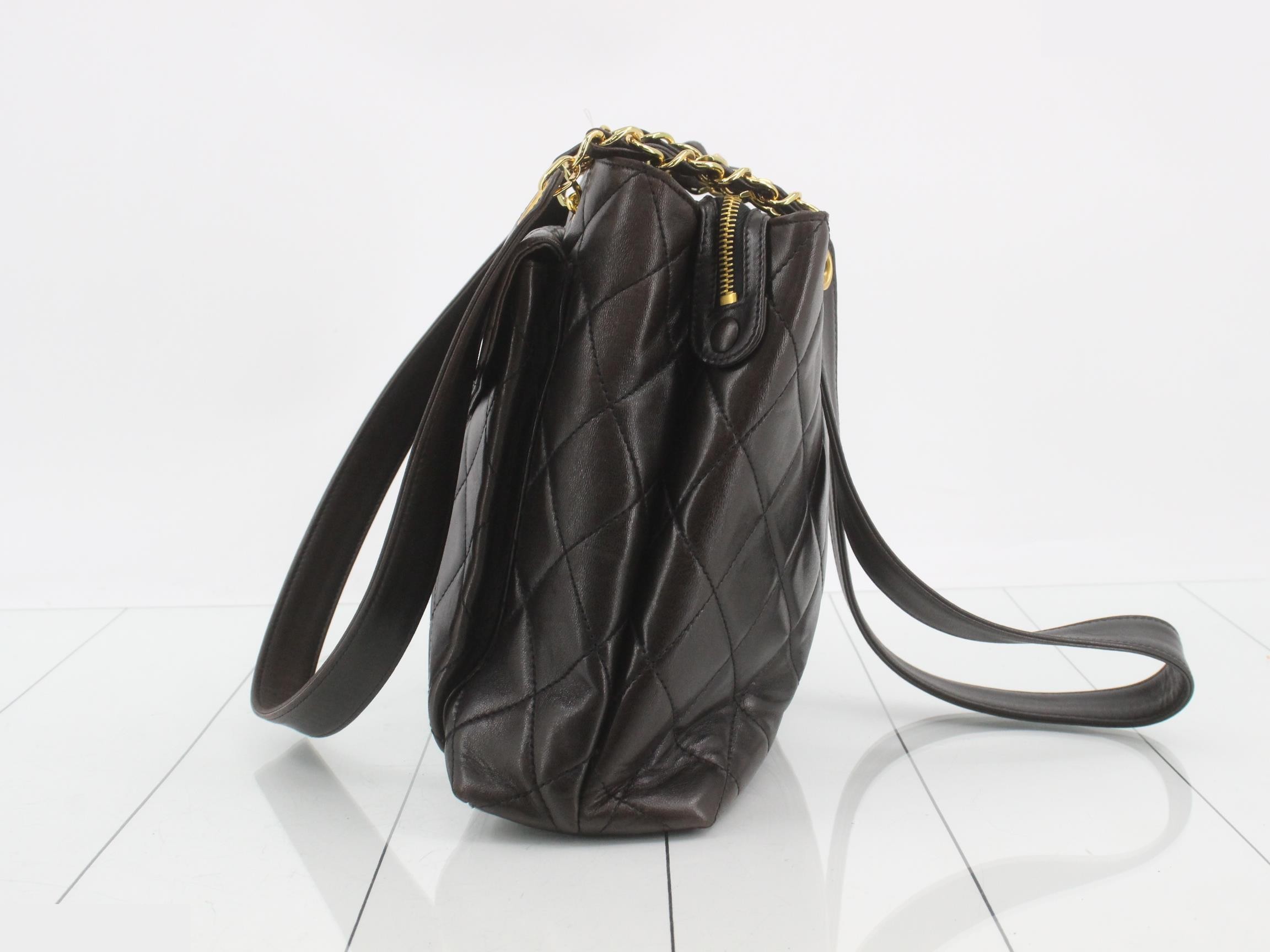 Matelassé Turnlock Lambskin Shoulder Bag — view 3