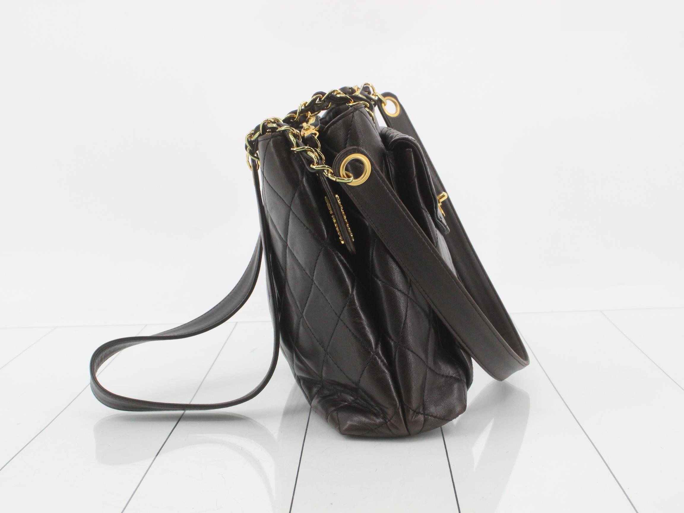 Matelassé Turnlock Lambskin Shoulder Bag — view 4