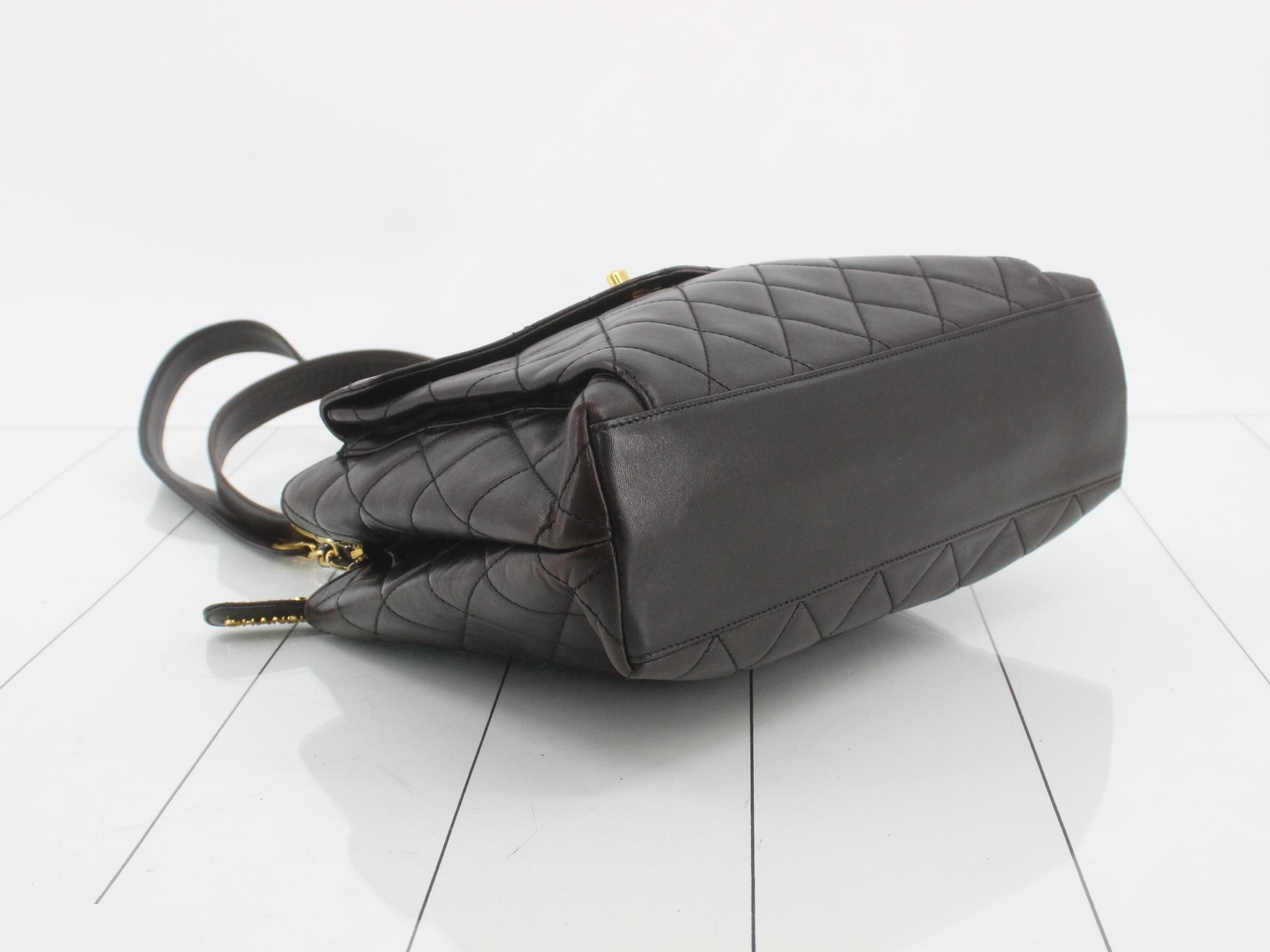 Matelassé Turnlock Lambskin Shoulder Bag — view 5