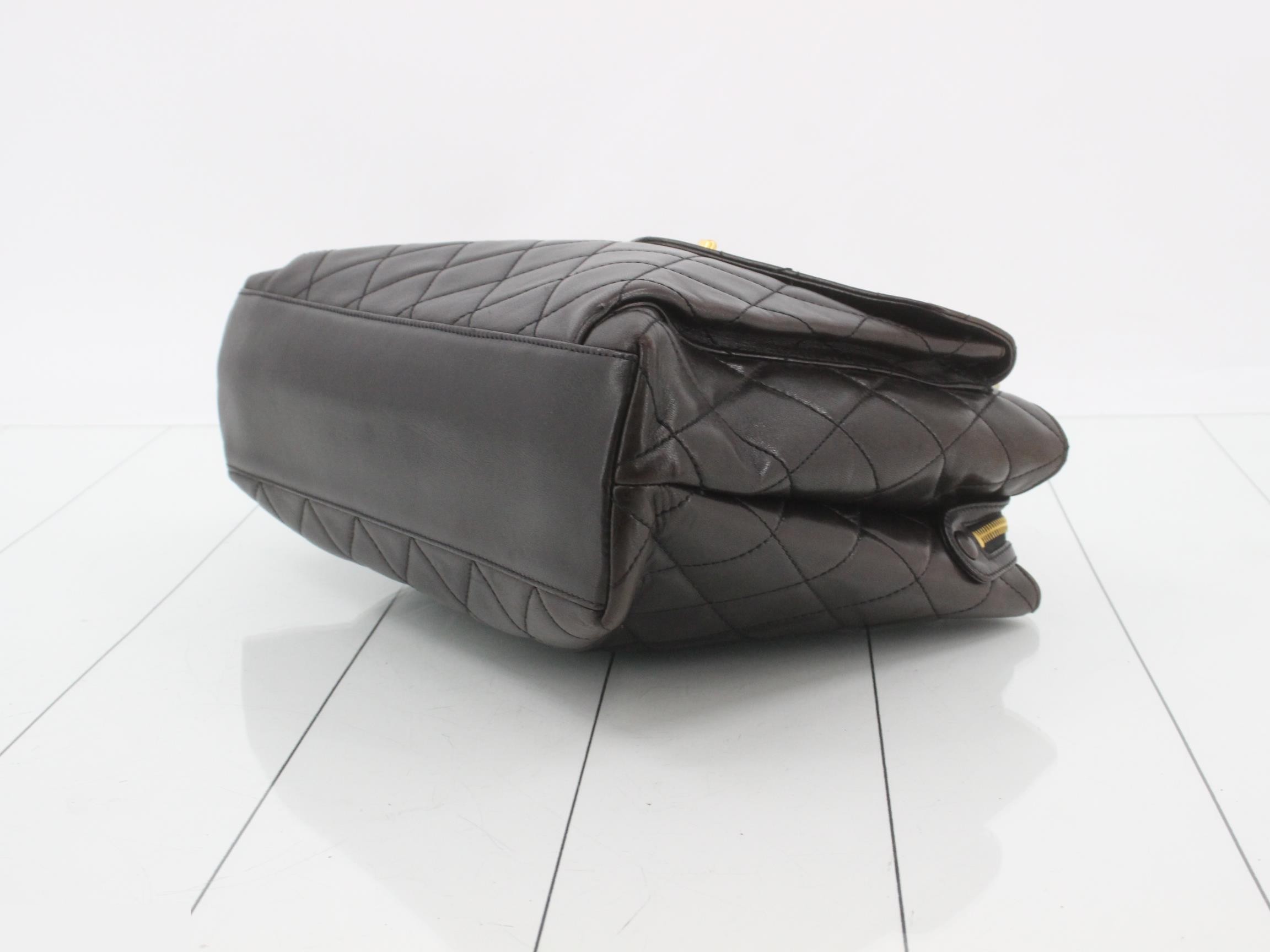 Matelassé Turnlock Lambskin Shoulder Bag — view 6