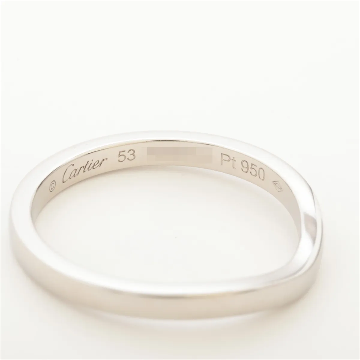 Ballerina Wedding Ring, Pt950, 3.5g, Size 53, 725ETA — view 3