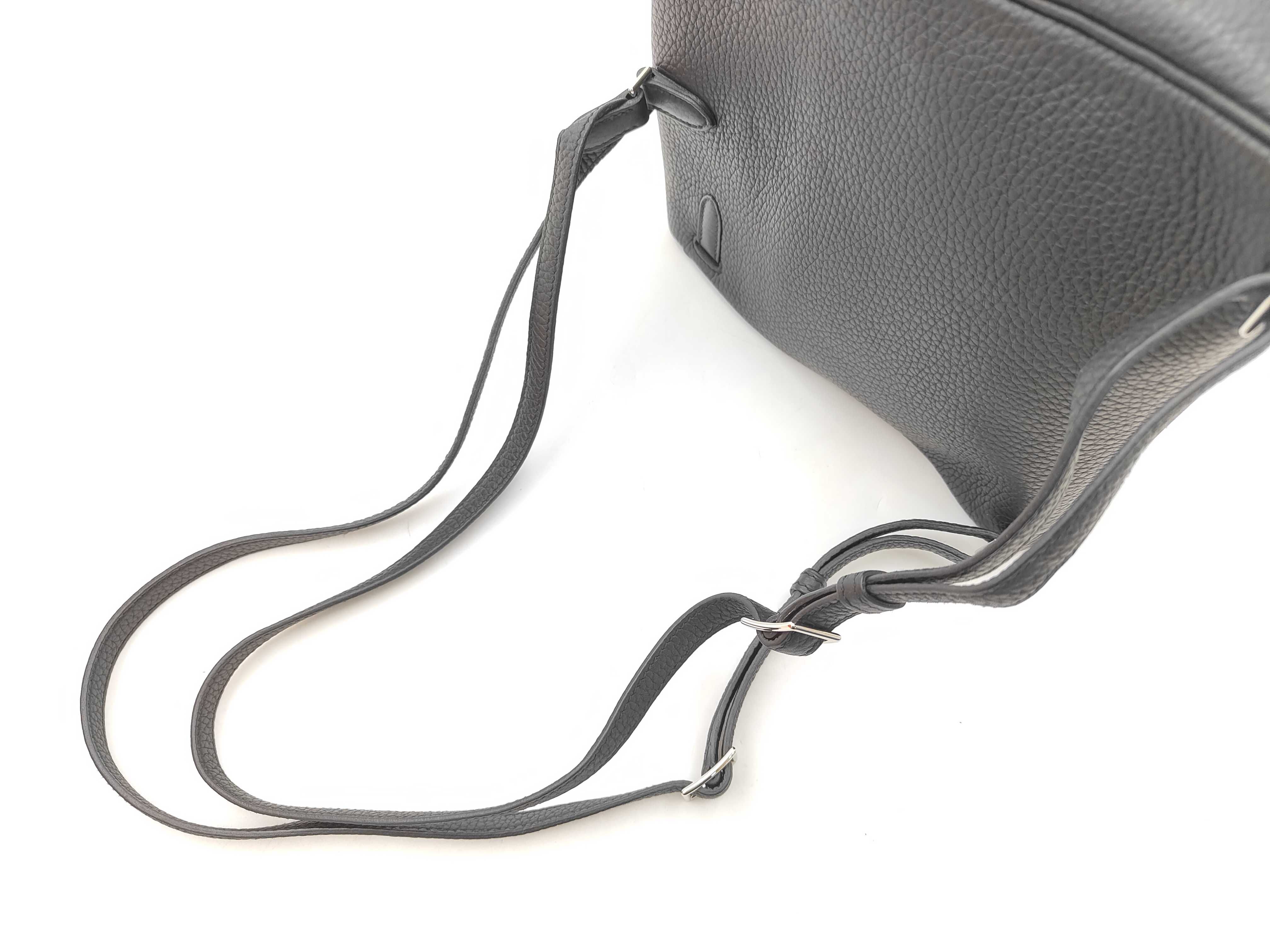 Kelly Agate PM Black with Silver Hardware [Stamp: C] Backpack — view 3