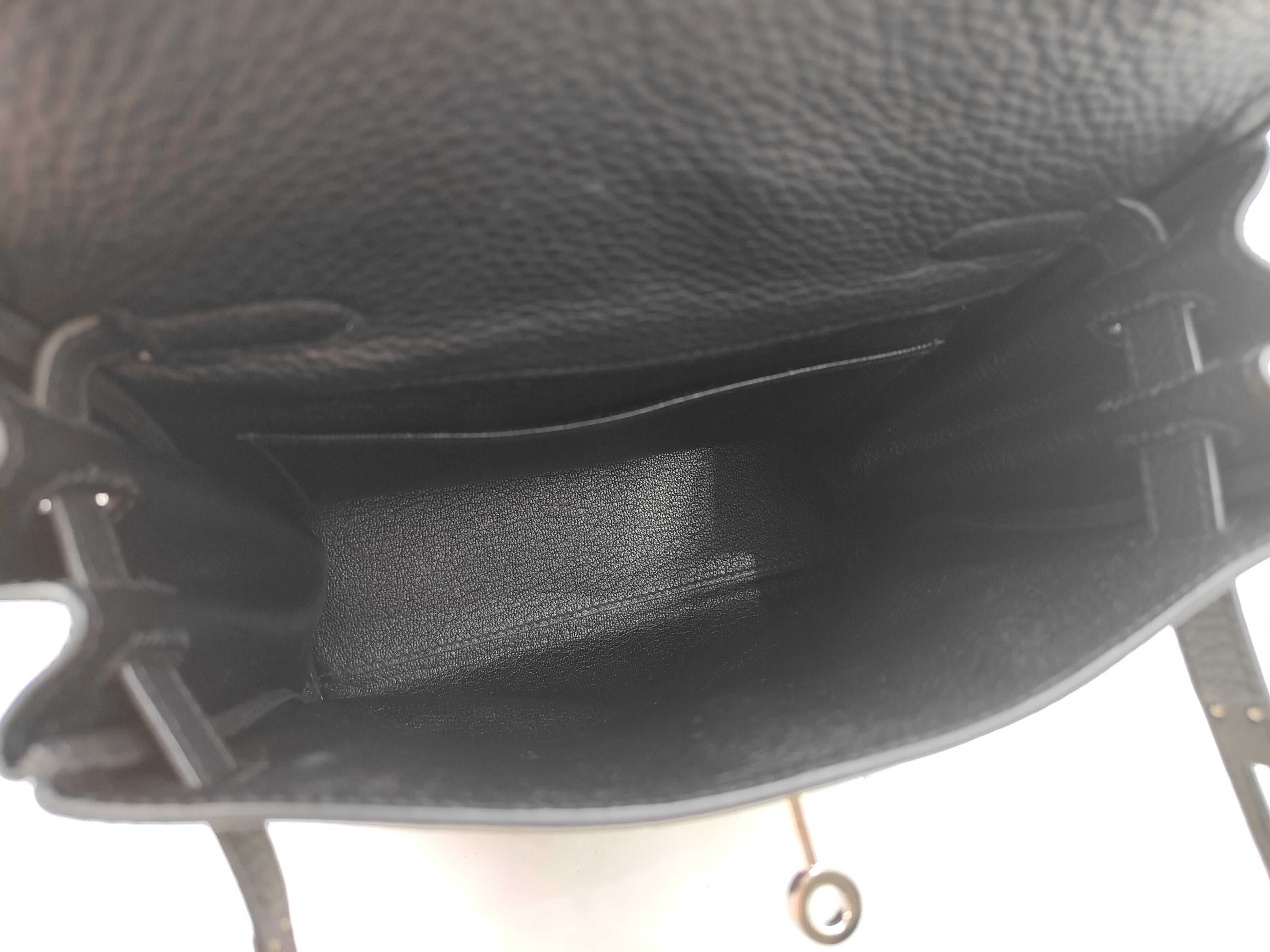 Kelly Agate PM Black with Silver Hardware [Stamp: C] Backpack — view 9