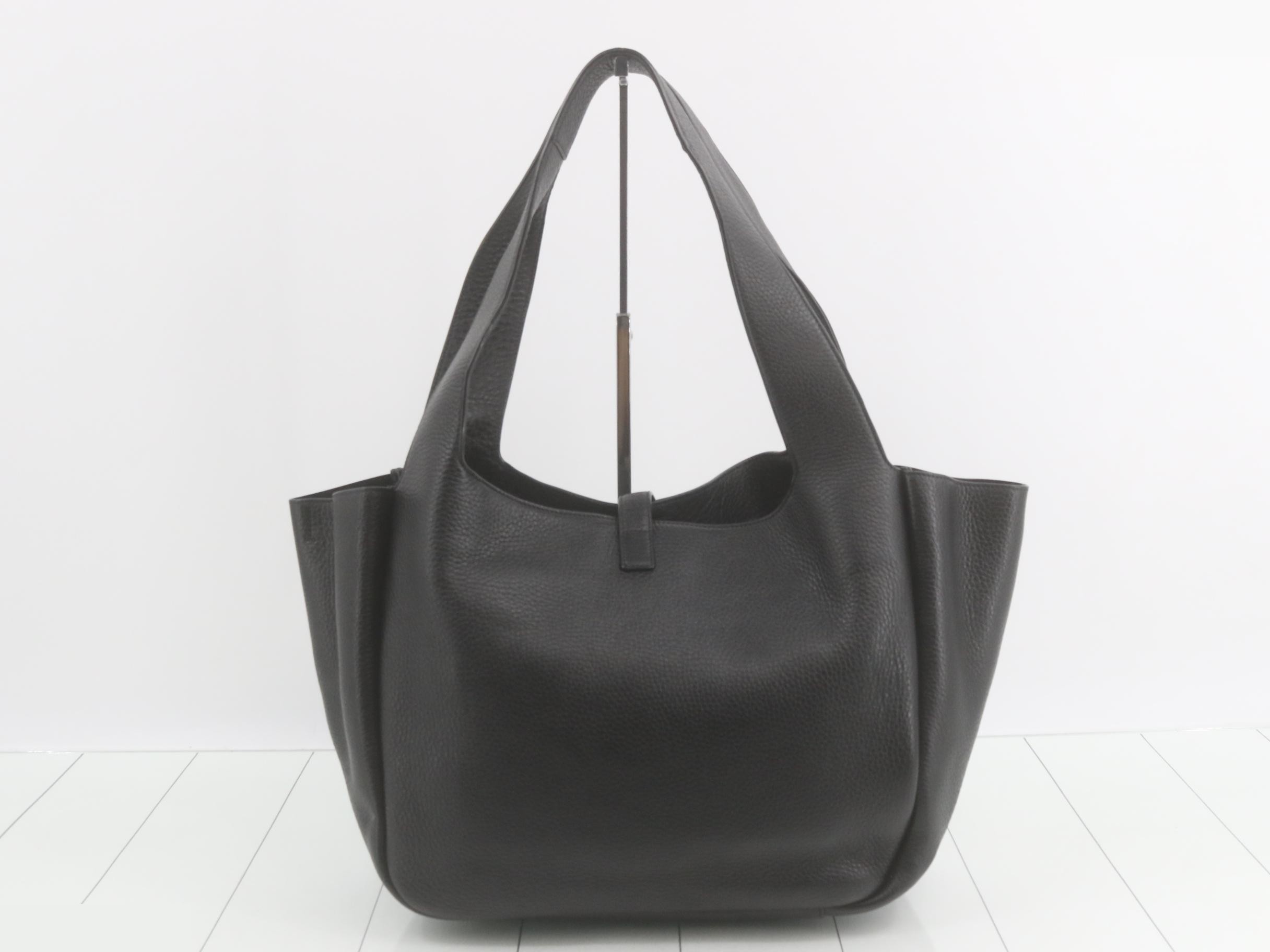 leather tote bag — view 2