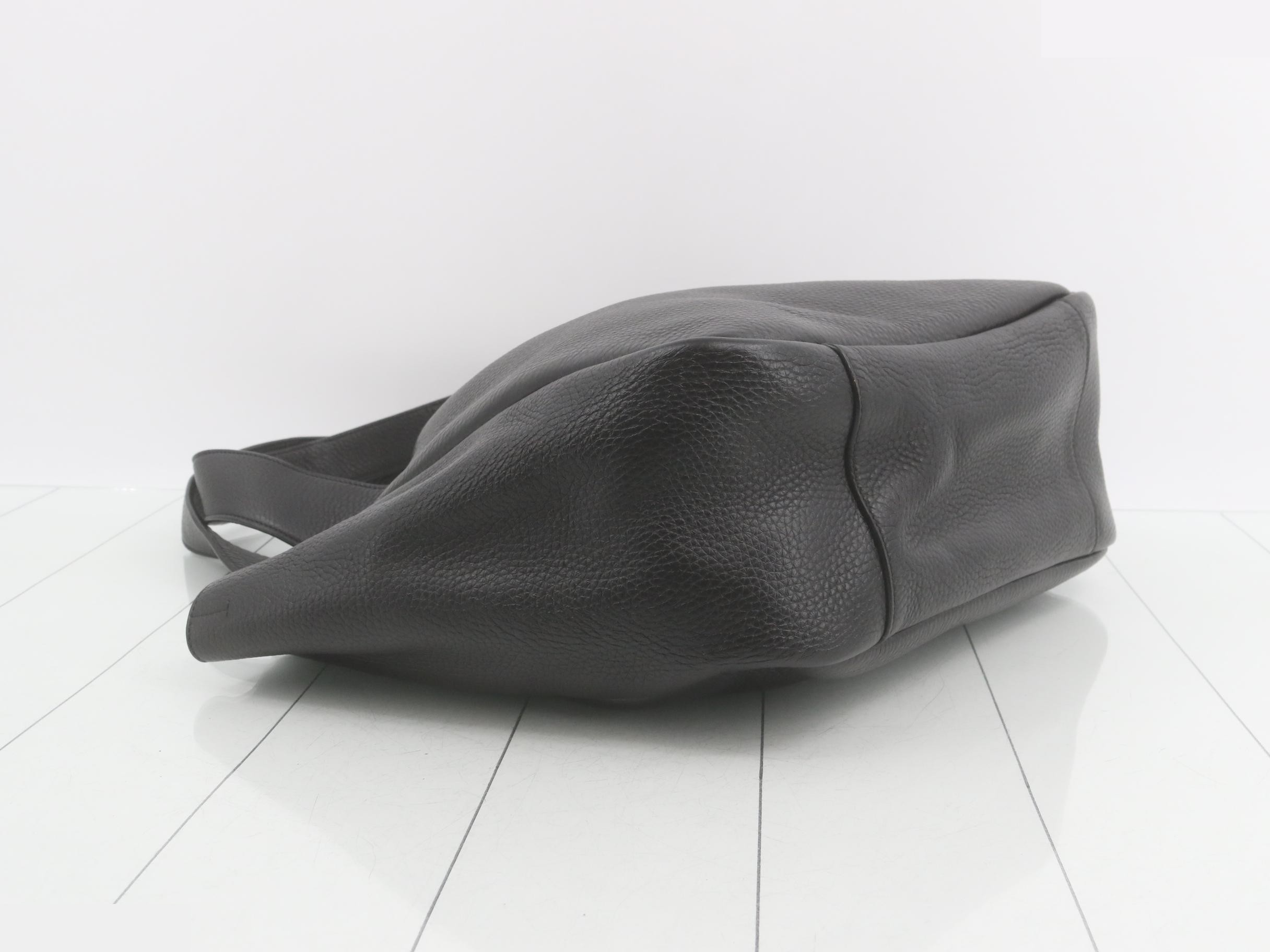 leather tote bag — view 5