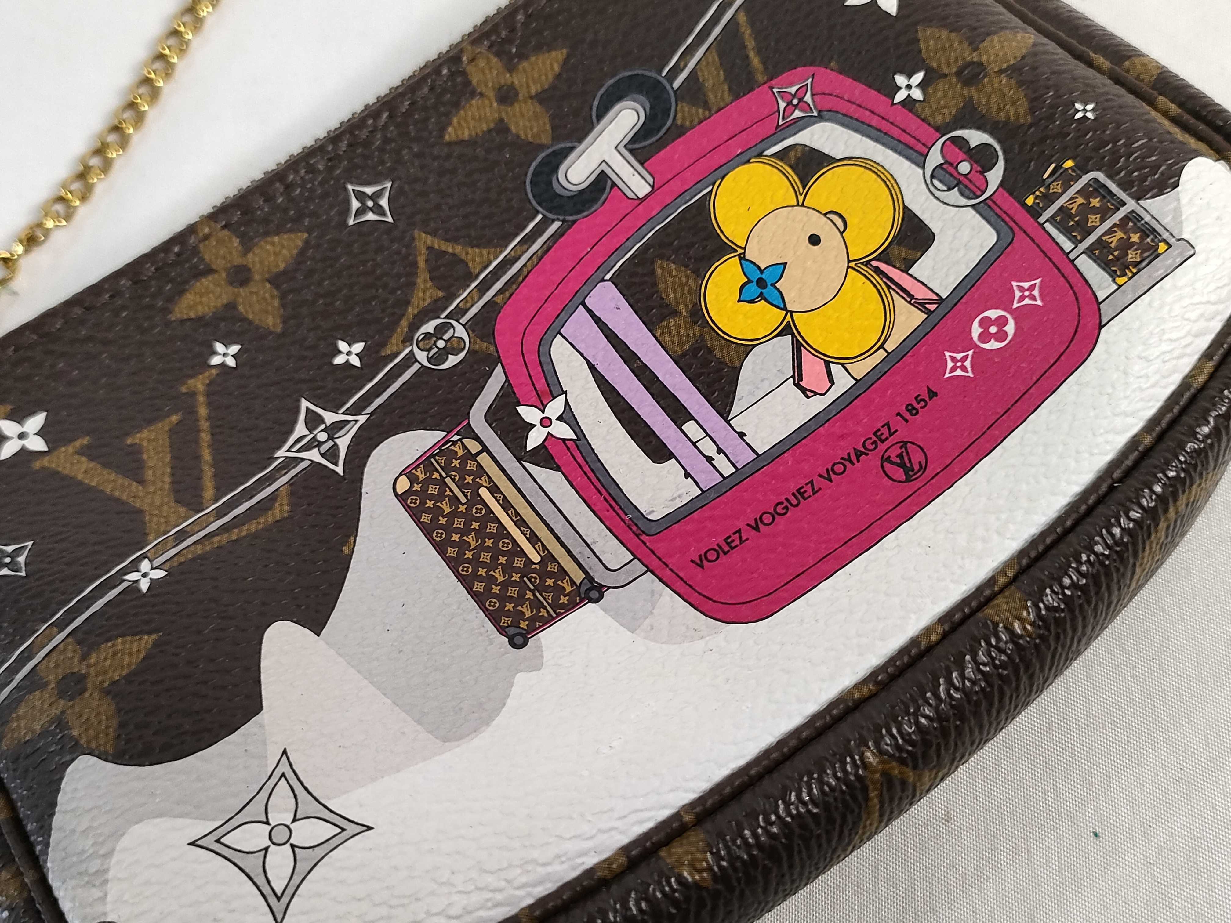 Monogram Louis Vuitton M68490 Mini Pochette Accessoires Vivienne Gondola 2019AW Monogram Handbag — view 14