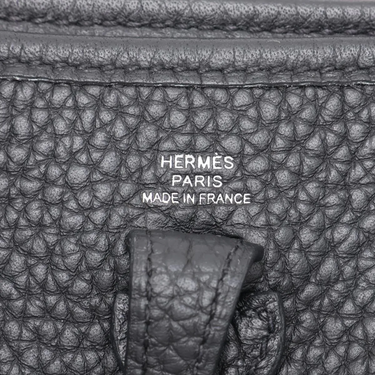 Evelyne 16 TPM Amazon Taurillon Clemence Black Silver Hardware (Stamp unclear) — view 7