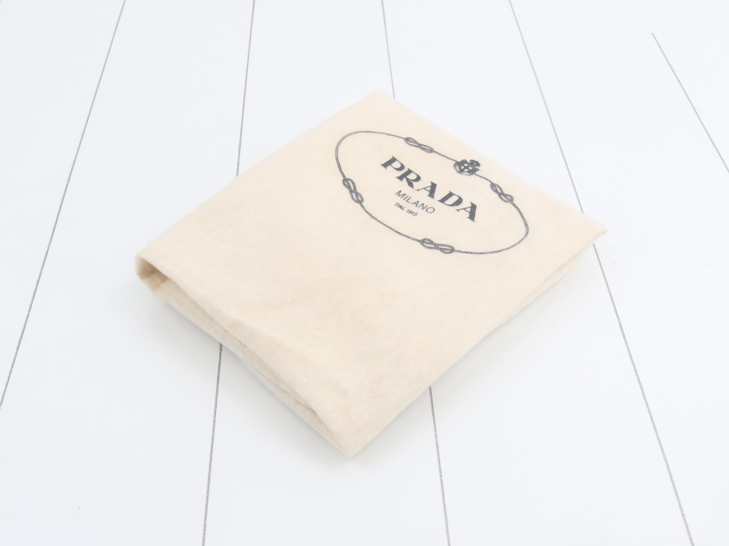 Nylon and leather combination one-shoulder bag — view 7
