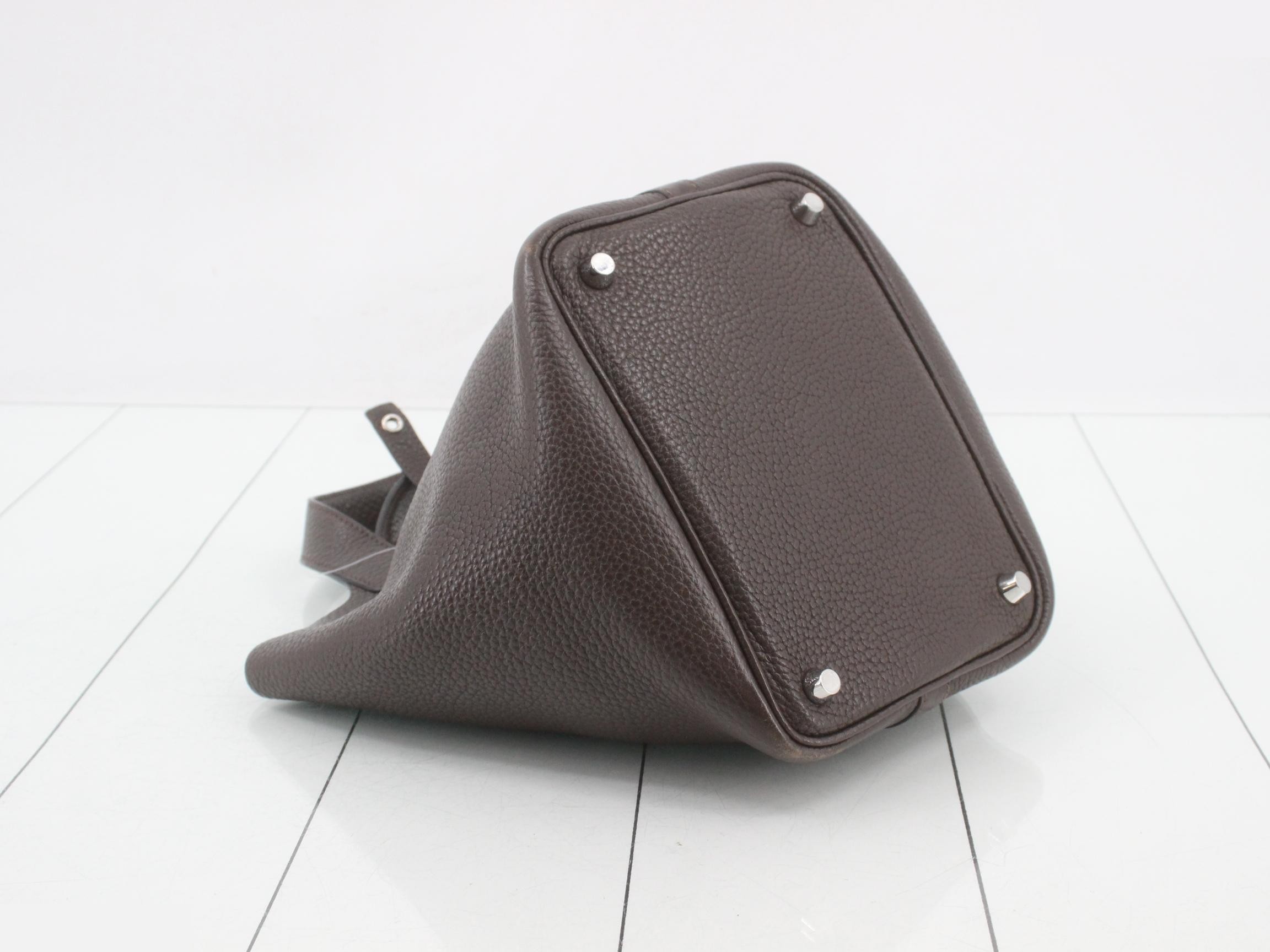 Picotin handbag, brown — view 5