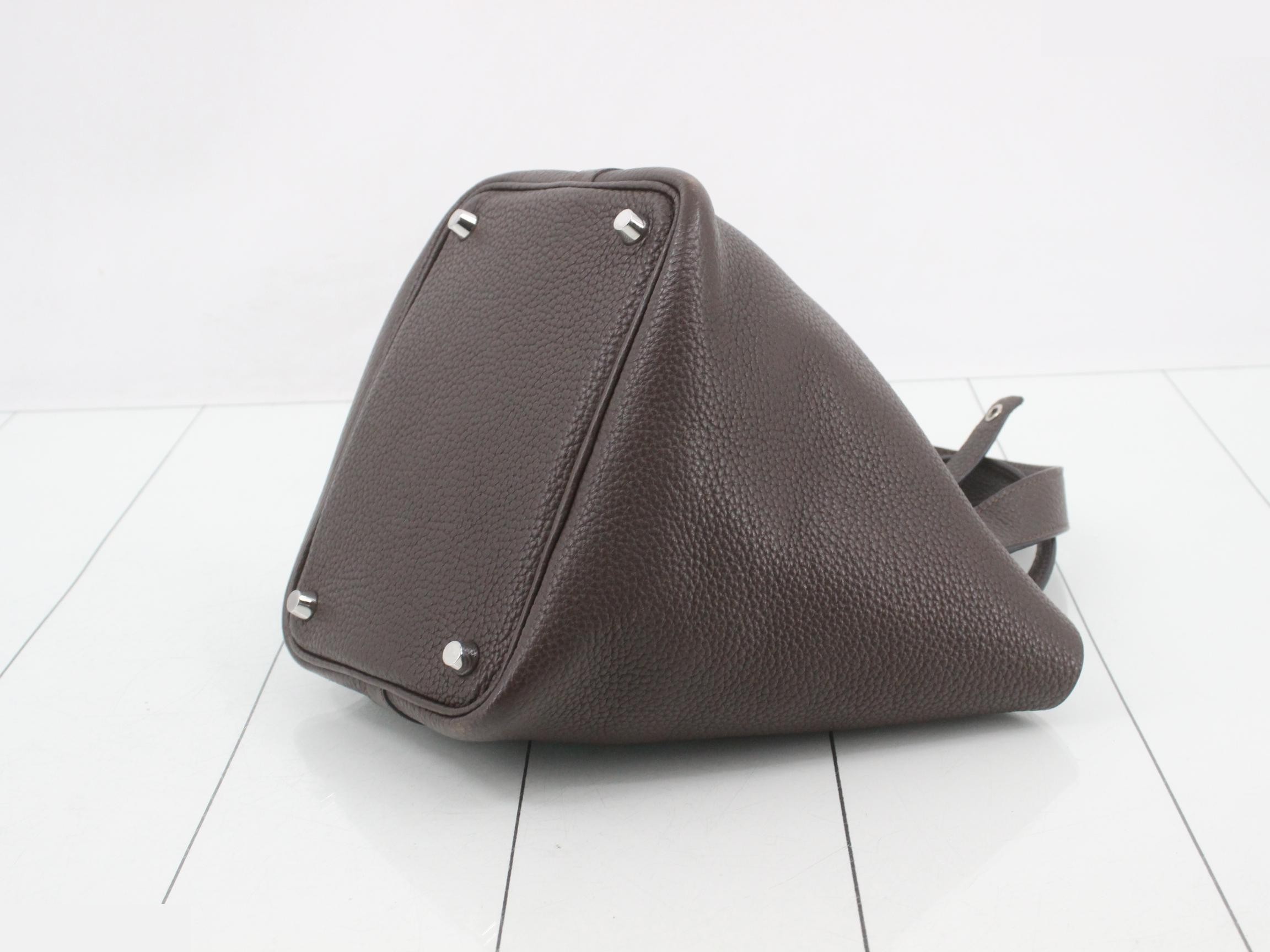 Picotin handbag, brown — view 6