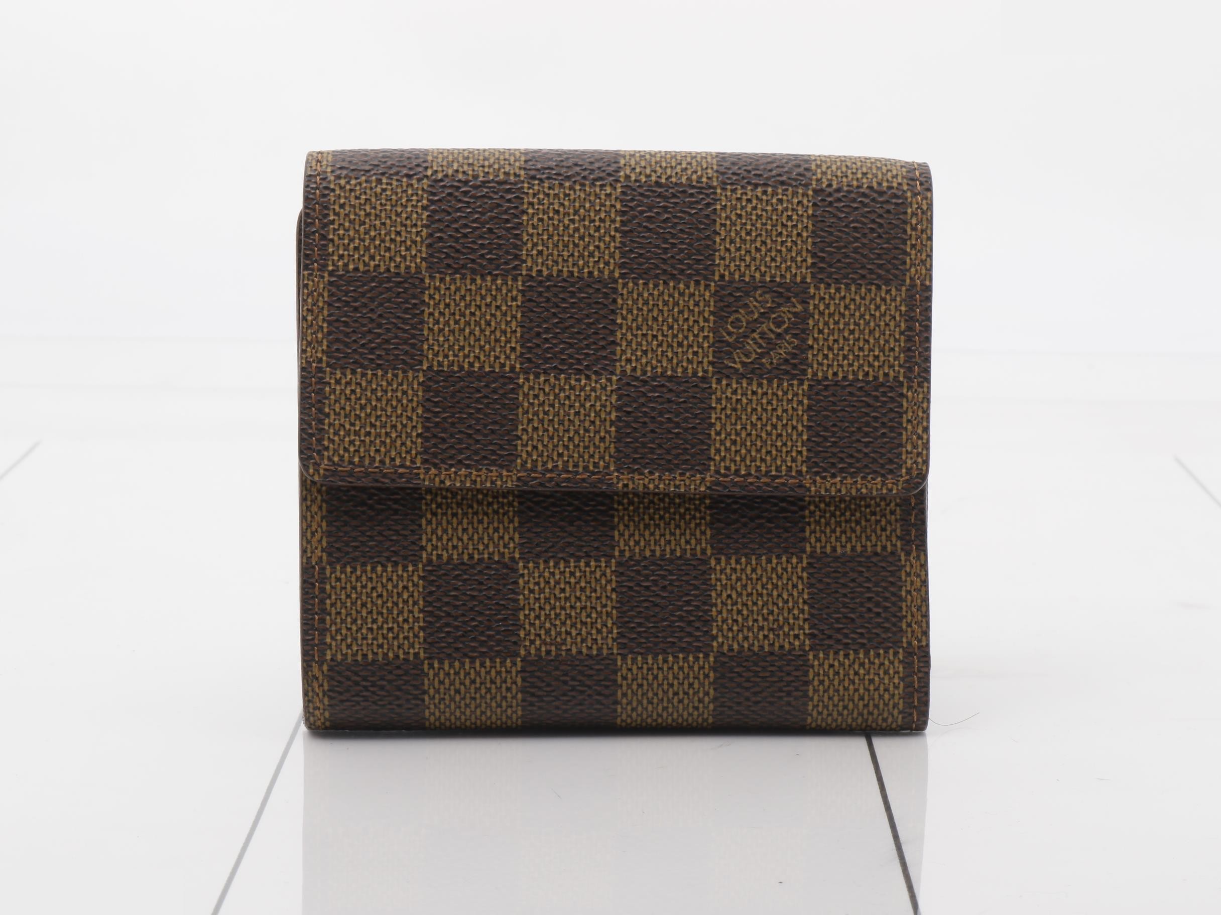 Damier wallet with double snap closure — view 2