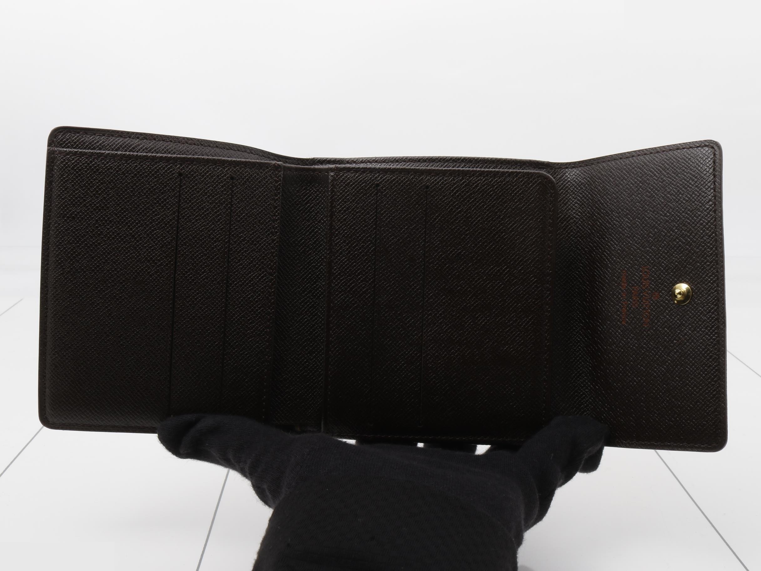 Damier wallet with double snap closure — view 4