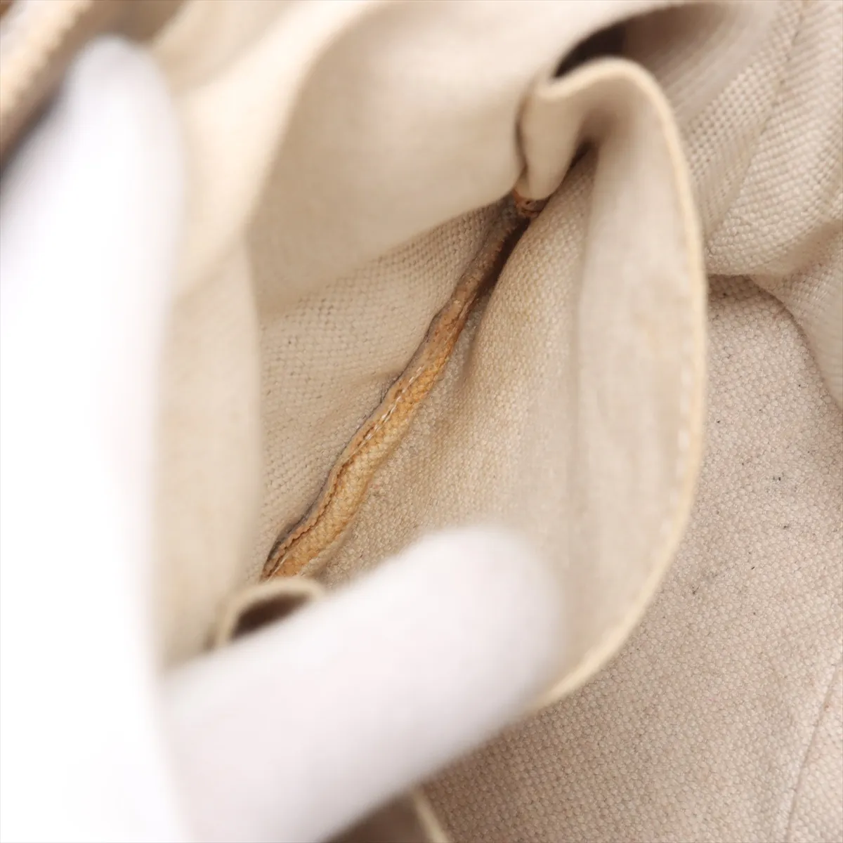 GG Canvas Sookie Canvas x Leather 2WAY Tote Bag Beige 285730 — view 11