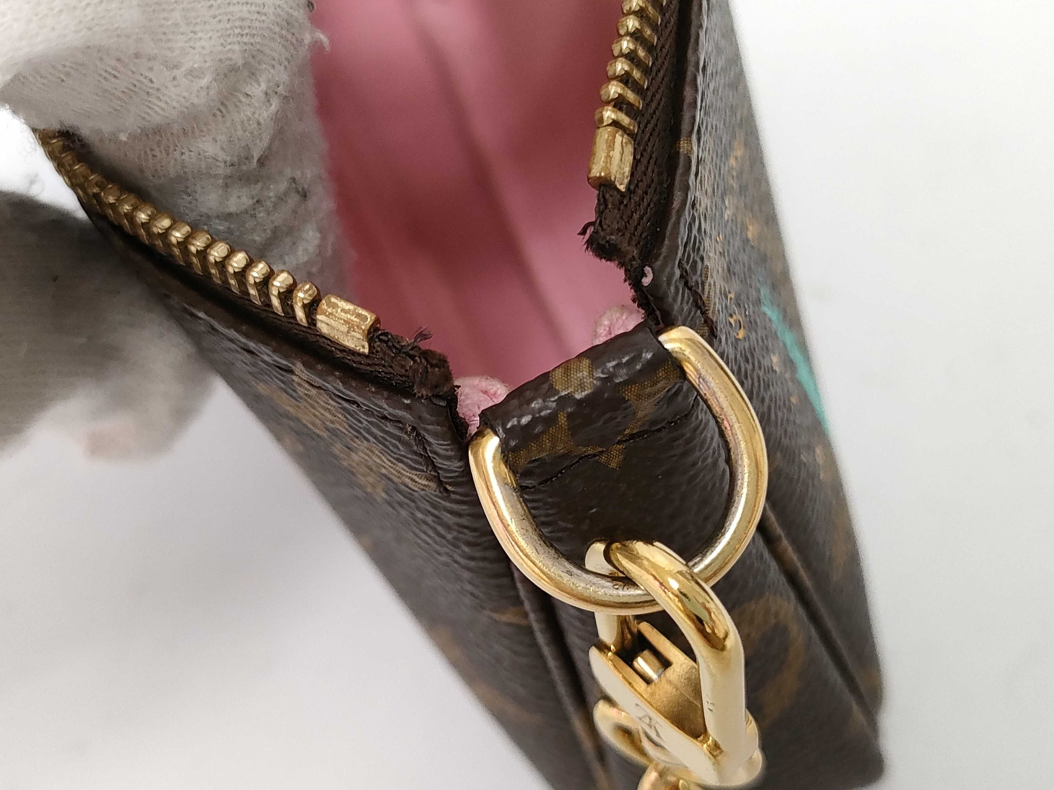 Monogram Louis Vuitton Pouch Vivienne Mini Pochette Pouch — view 12