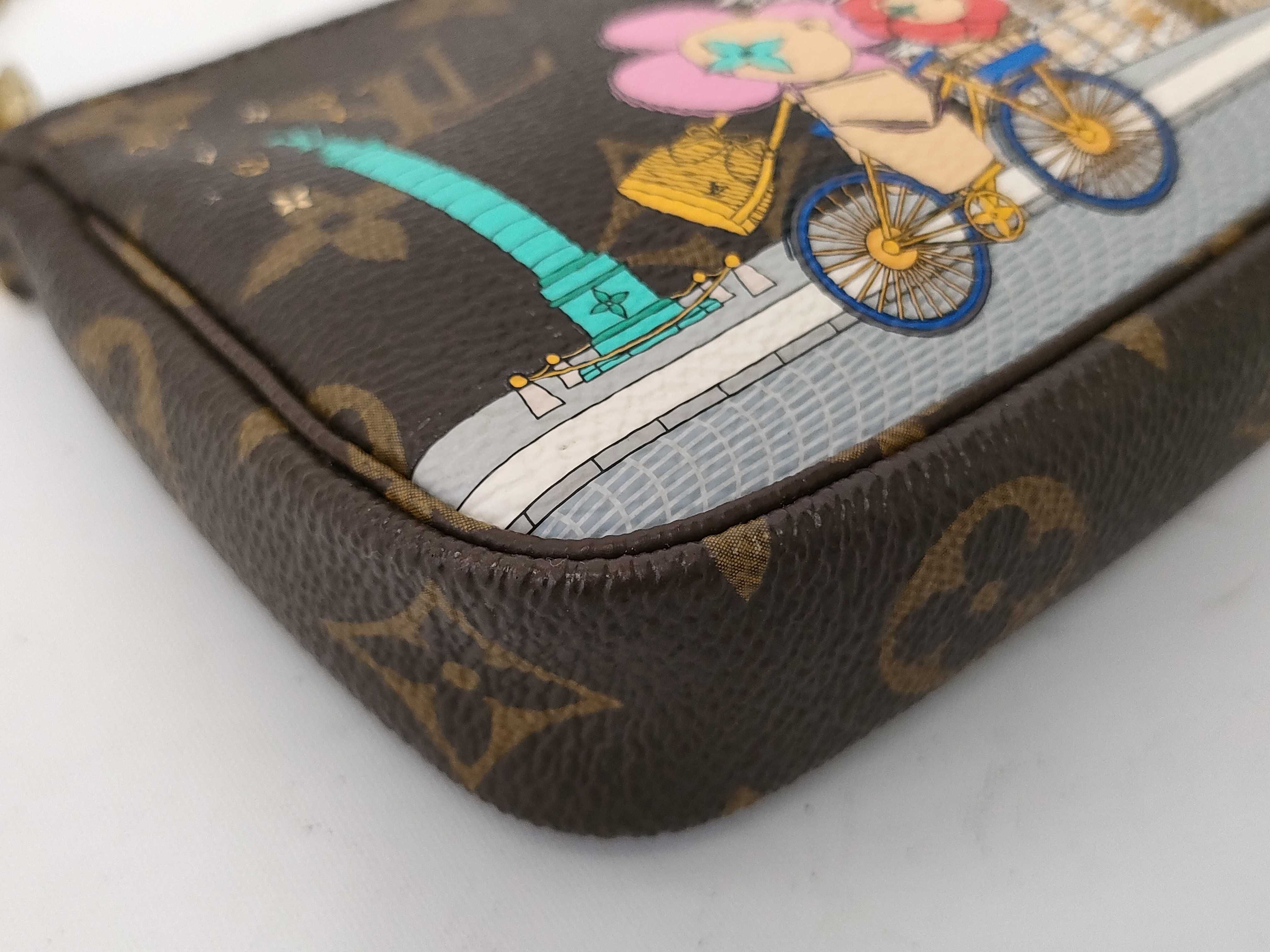 Monogram Louis Vuitton Pouch Vivienne Mini Pochette Pouch — view 5