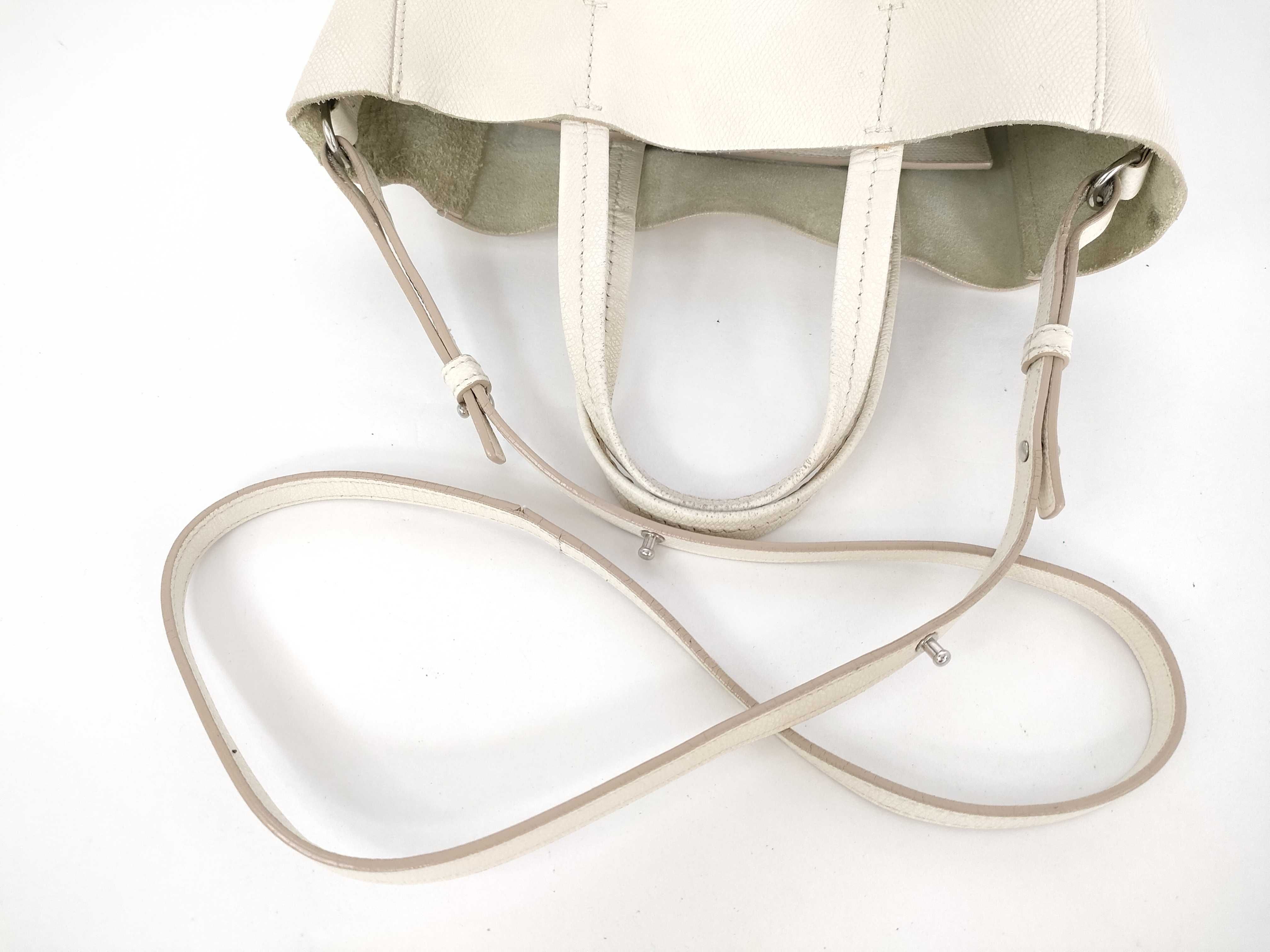 Two-Tone Bicolor Cabas Tote Bag — view 6