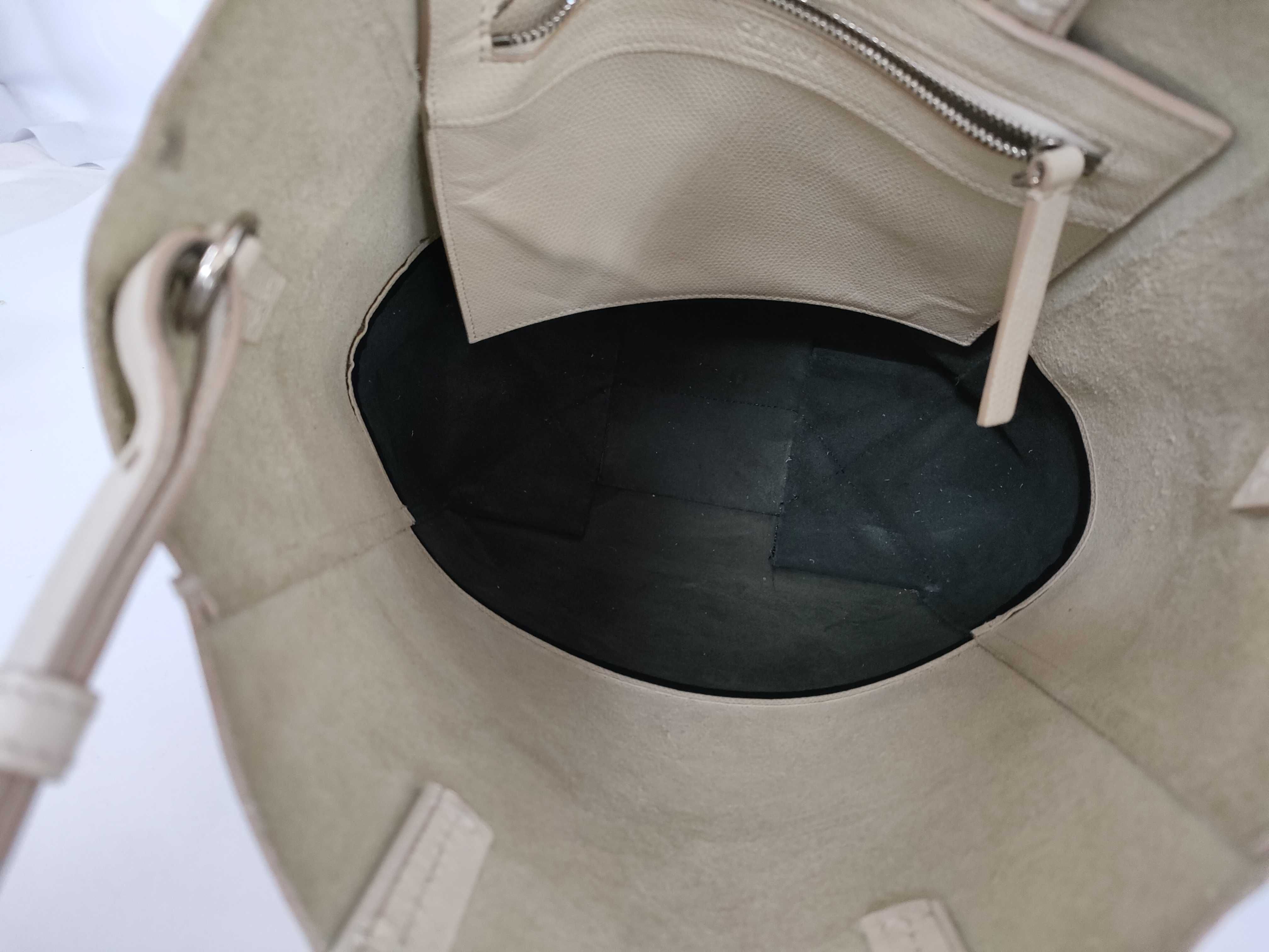 Two-Tone Bicolor Cabas Tote Bag — view 10