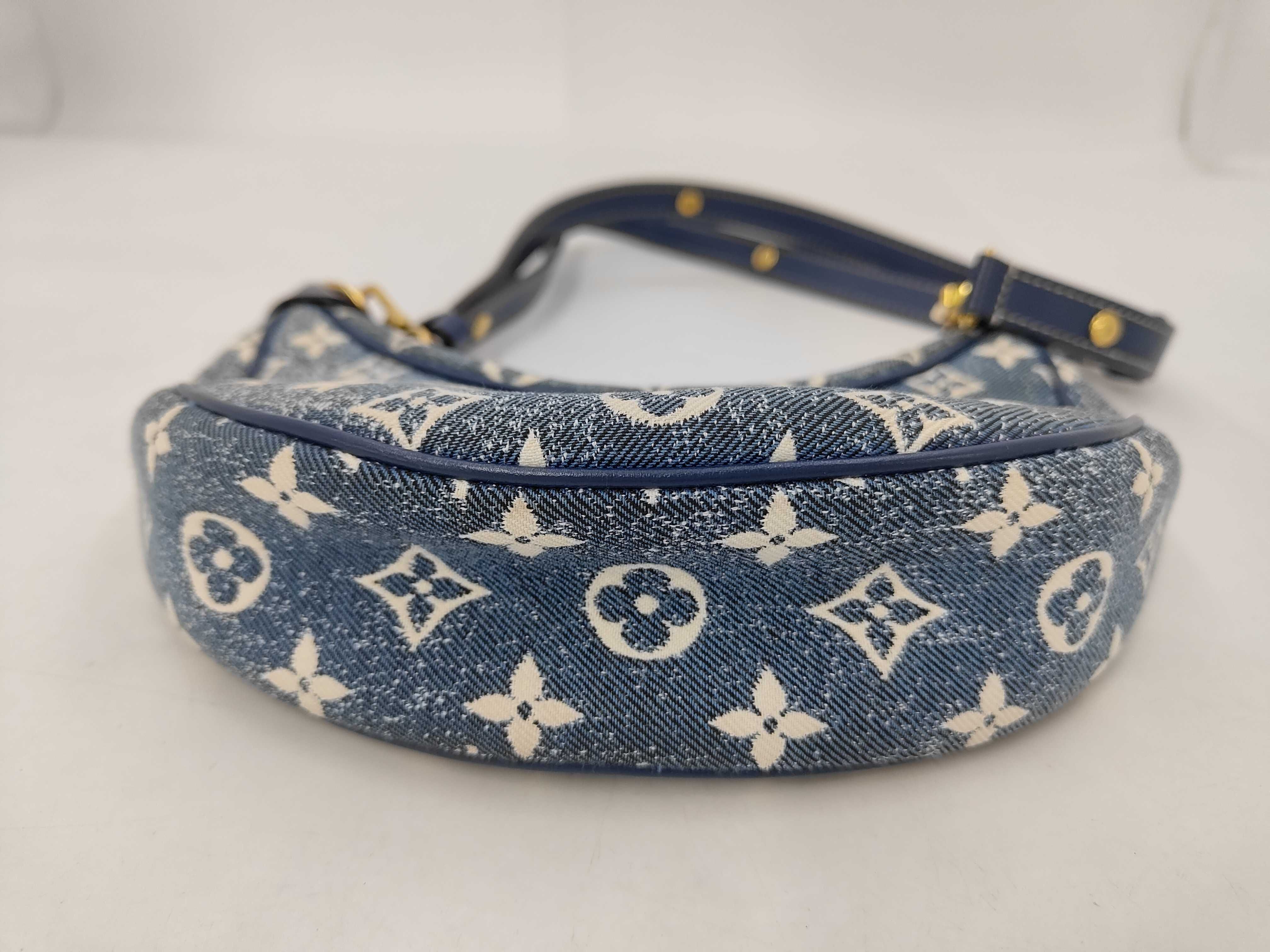 Monogram Jacquard Denim Loop Shoulder Bag — view 3