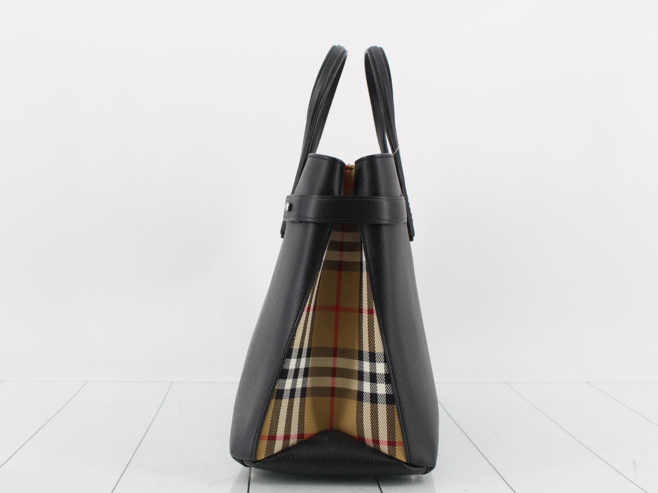 Nova Check Leather 2-Way Bag — view 4