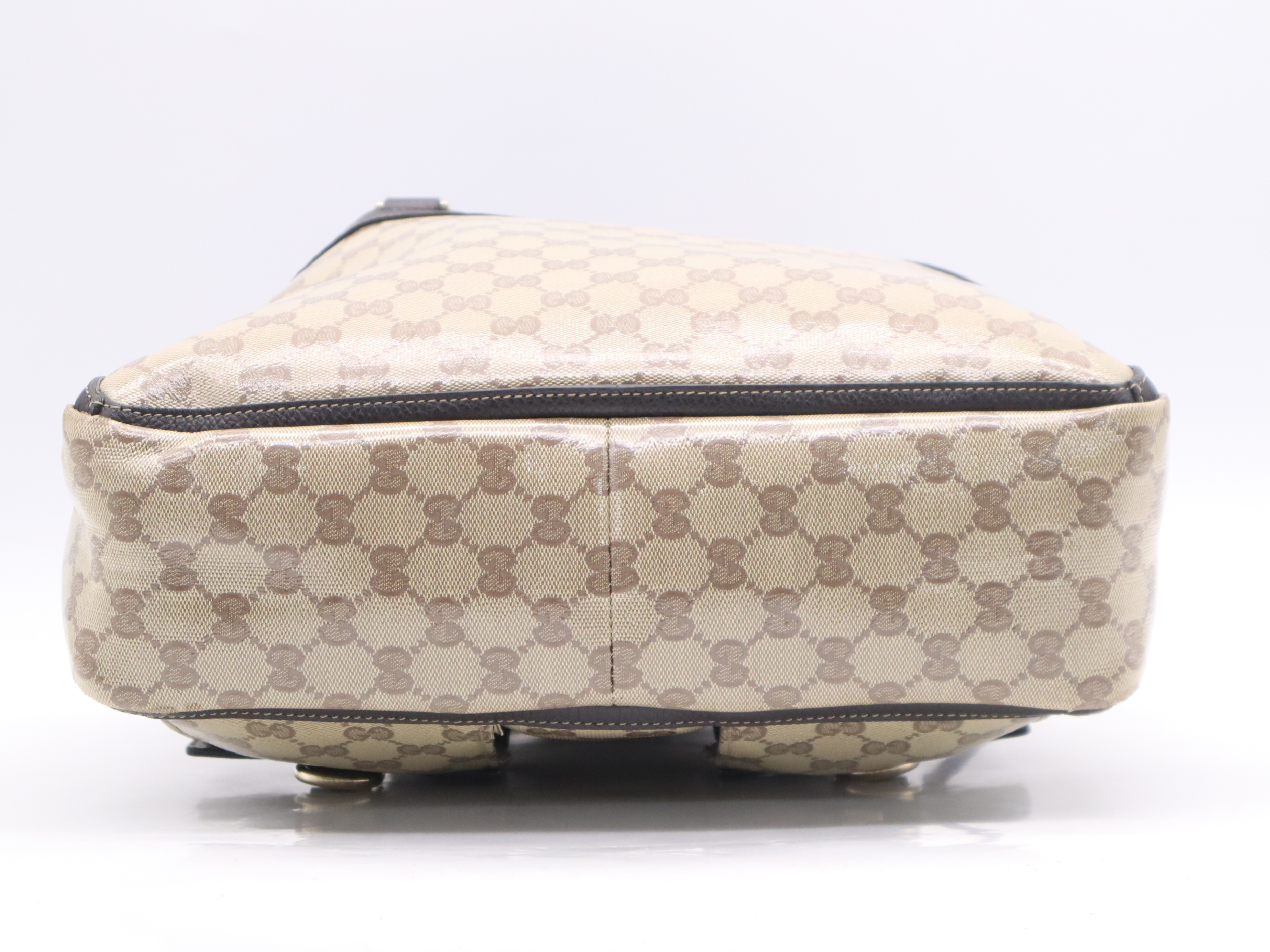 268639 GG Crystal Tote Bag Beige Gold Hardware Tote Bag — view 4