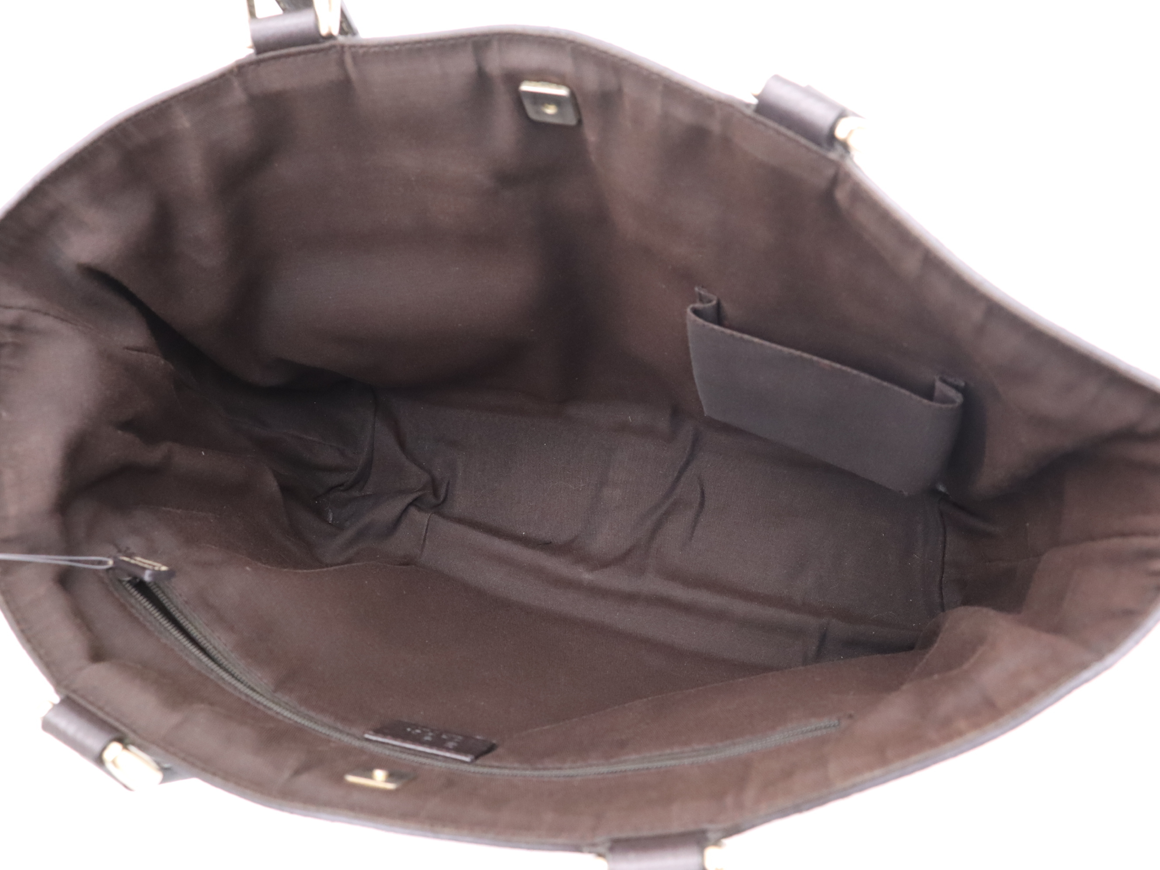 268639 GG Crystal Tote Bag Beige Gold Hardware Tote Bag — view 10