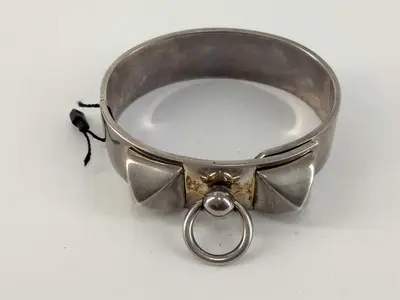Collier de Chien MM (Collier de Chien GM) Silver Bangle Bracelet - Bracelet/Bangle
