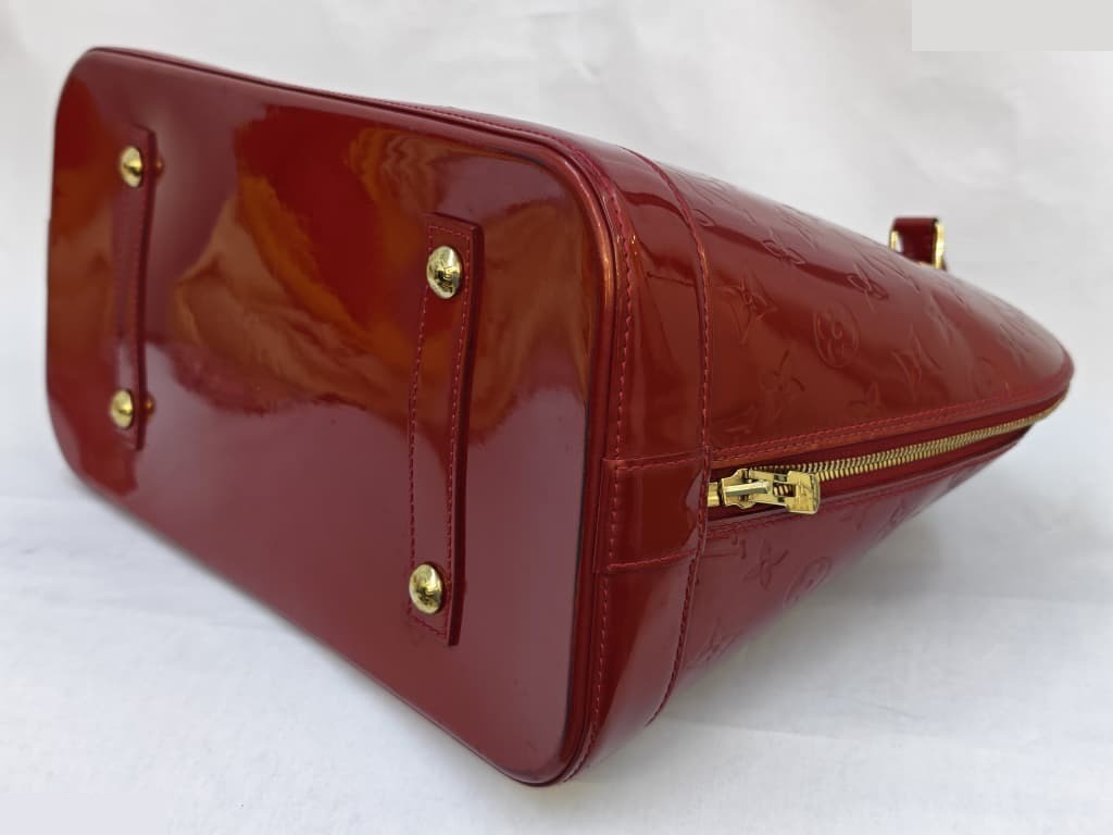 ALMA MM MONOGRAM VERNIS GHW — view 3