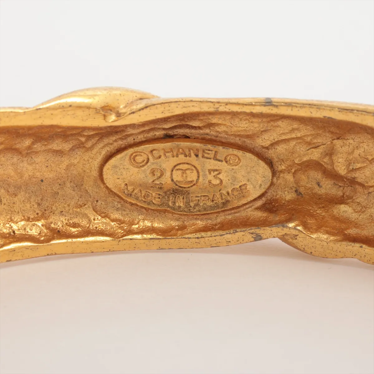 Cocomark 23 bangle GP gold dent — view 5