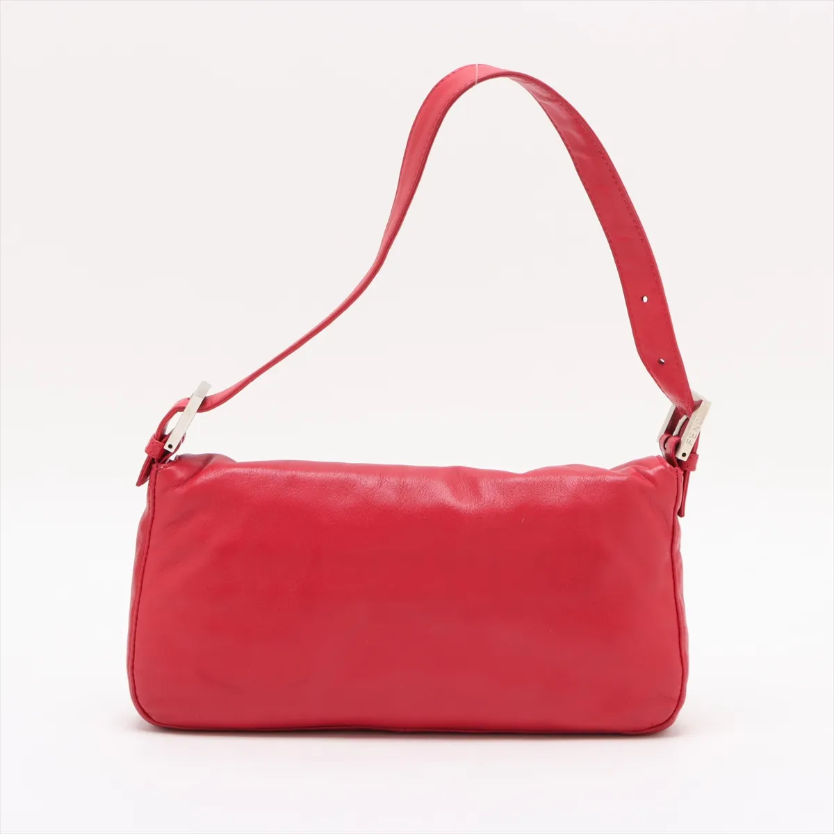 Mamma Bucket Leather Shoulder Bag Red 26424 — view 2