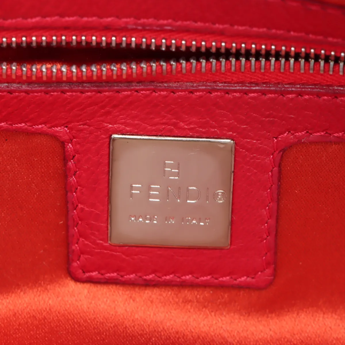 Mamma Bucket Leather Shoulder Bag Red 26424 — view 9